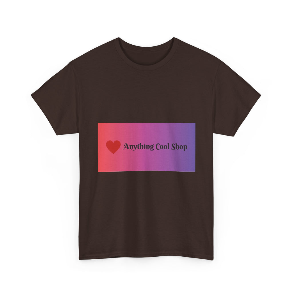 Graphic Tee — 'Anything Cool Shop' Heart Gradient Logo