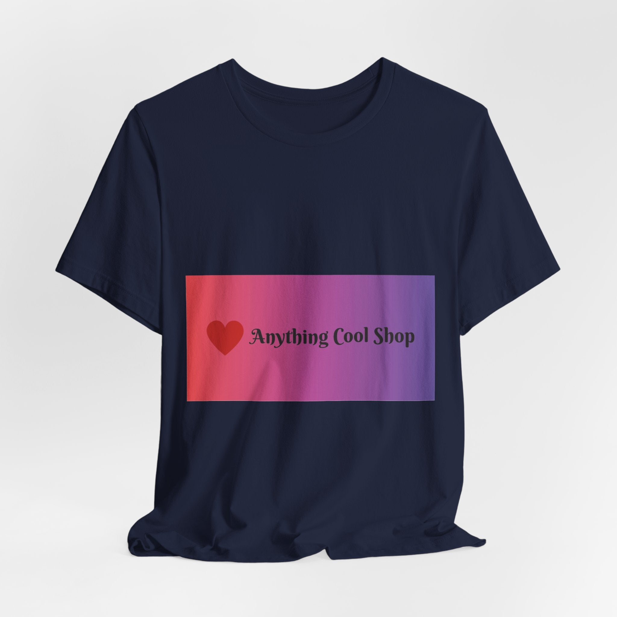 T-Shirt — "Anything Cool Shop" Gradient Logo Tee