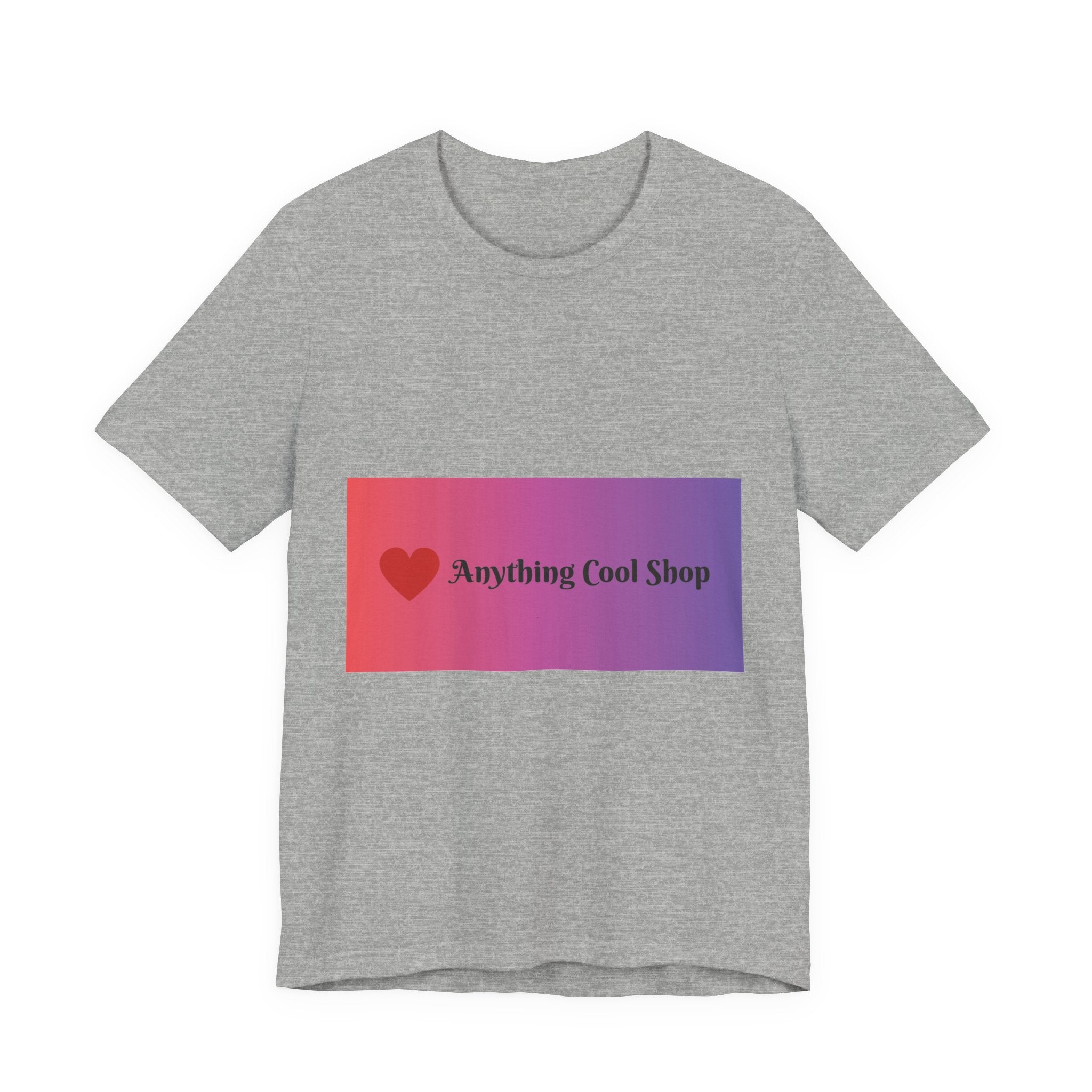 T-Shirt — "Anything Cool Shop" Gradient Logo Tee