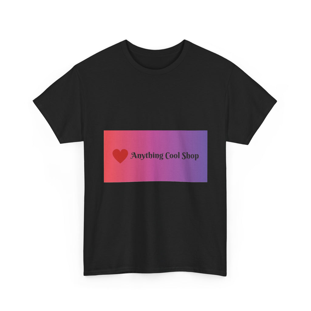 Graphic Tee — 'Anything Cool Shop' Heart Gradient Logo