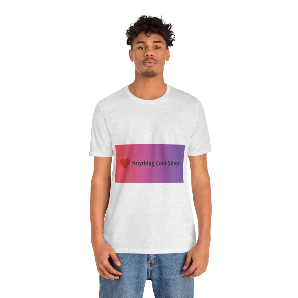 T-Shirt — "Anything Cool Shop" Gradient Logo Tee