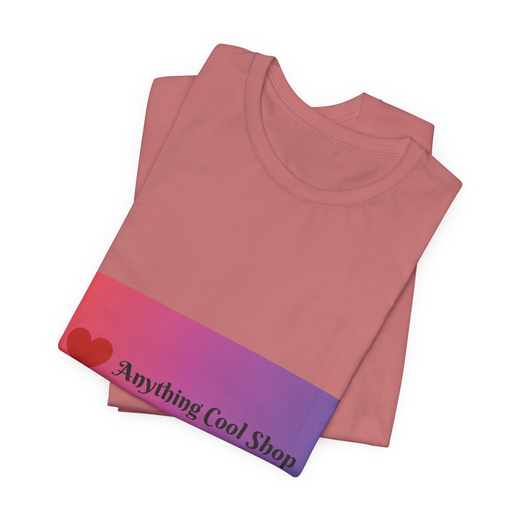 T-Shirt — "Anything Cool Shop" Gradient Logo Tee