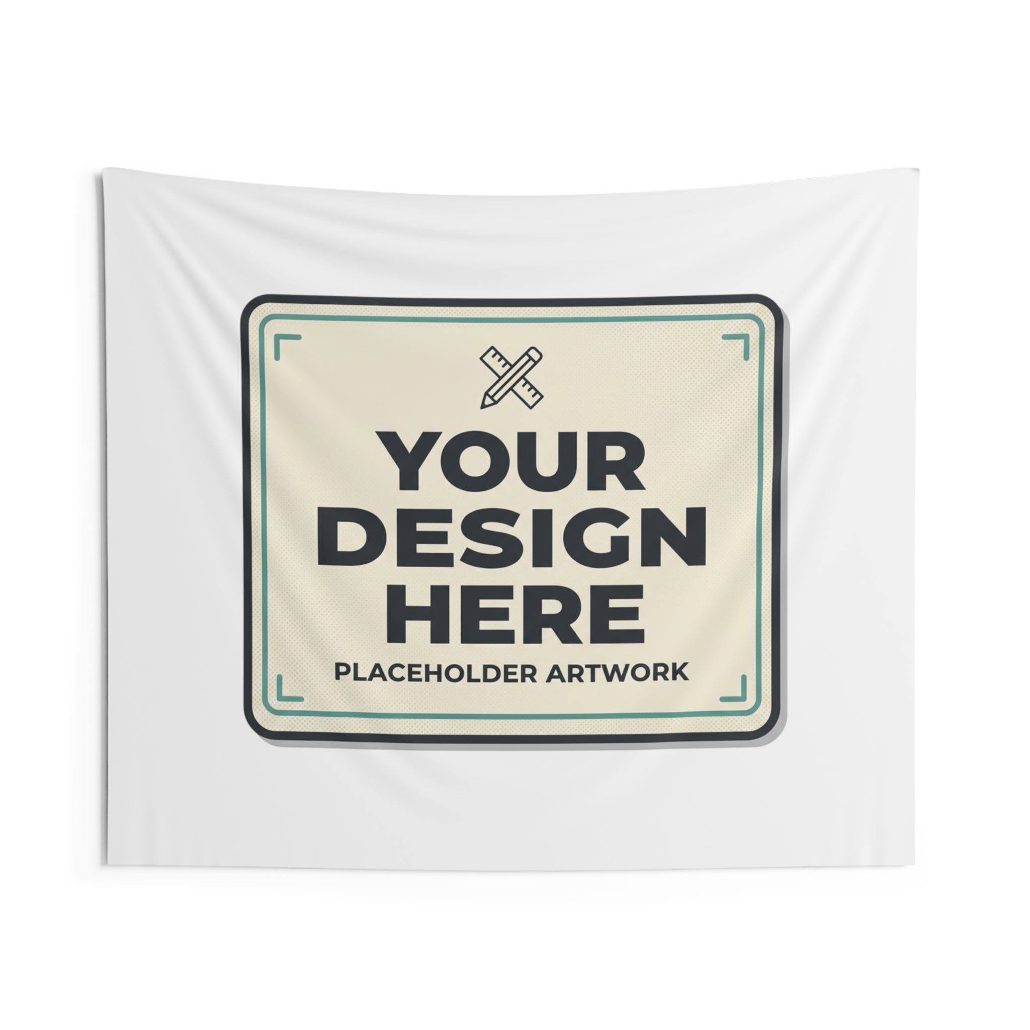 Indoor Wall Tapestry — Custom Design Placeholder Artwork