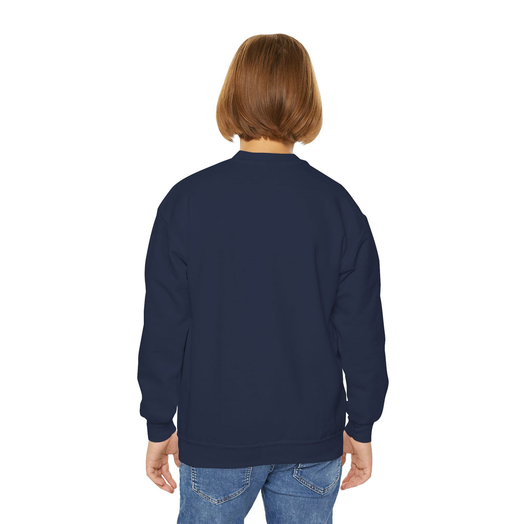 Youth Sweatshirt — “Anything Cool Shop” Gradient Heart Crewneck