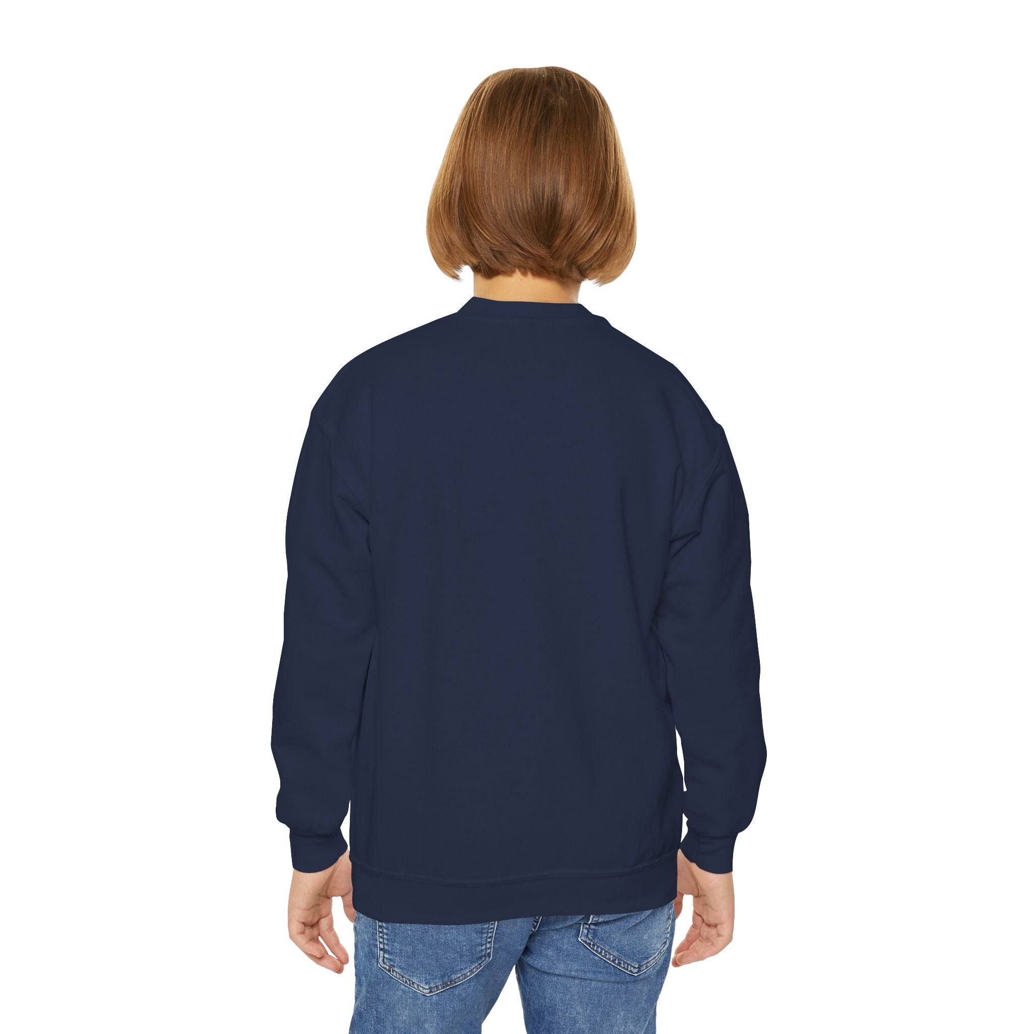 Youth Sweatshirt — “Anything Cool Shop” Gradient Heart Crewneck