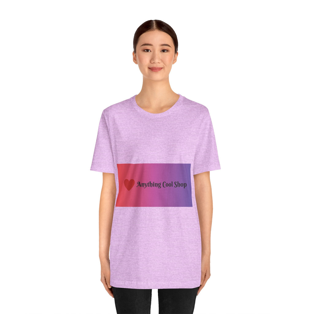 T-Shirt — "Anything Cool Shop" Gradient Logo Tee
