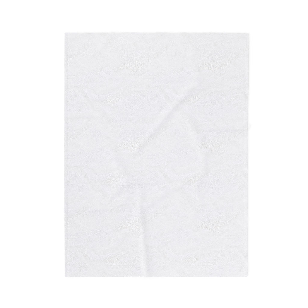 Velveteen Plush Blanket - Gradient Heart Logo "Anything Cool Shop" Cozy Throw