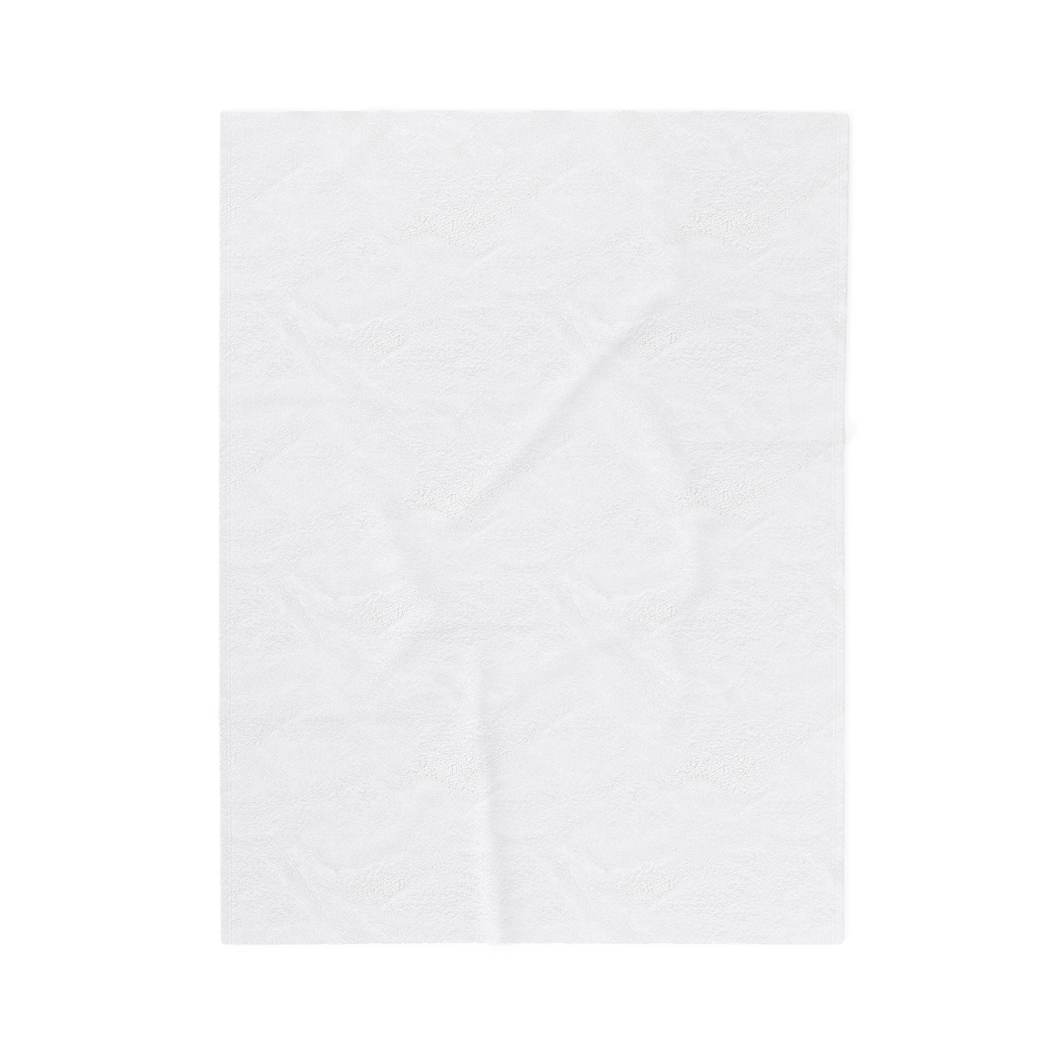 Velveteen Plush Blanket - Gradient Heart Logo "Anything Cool Shop" Cozy Throw