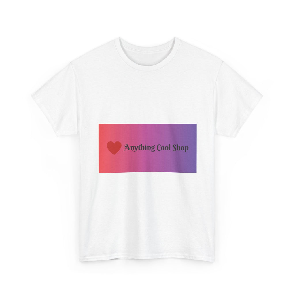 Graphic Tee — 'Anything Cool Shop' Heart Gradient Logo