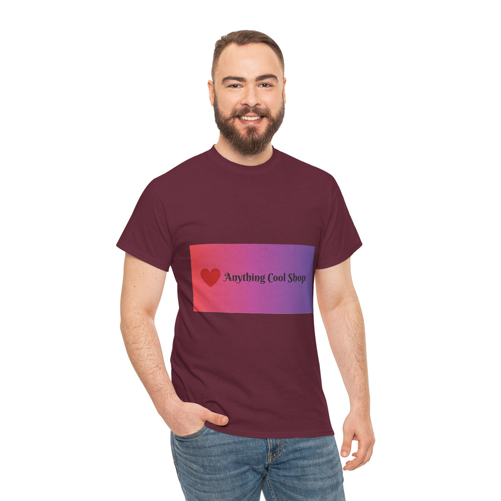 Graphic Tee — 'Anything Cool Shop' Heart Gradient Logo