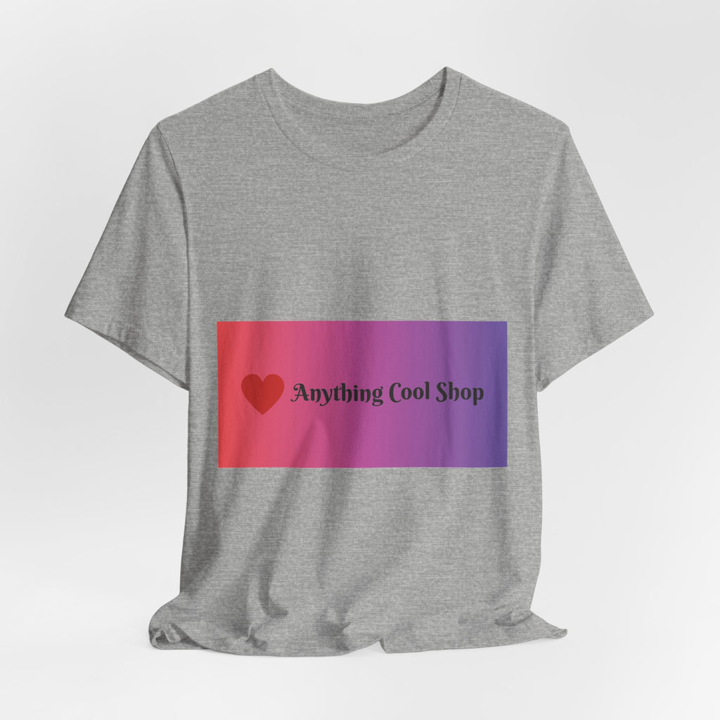 T-Shirt — "Anything Cool Shop" Gradient Logo Tee