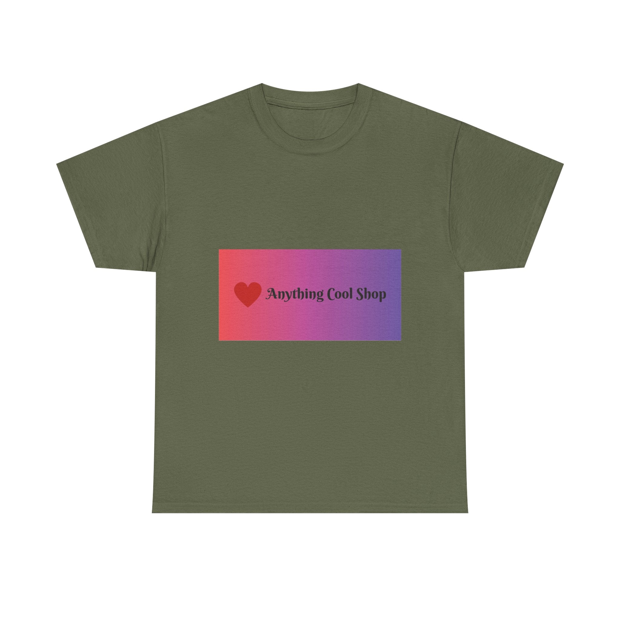Graphic Tee — 'Anything Cool Shop' Heart Gradient Logo