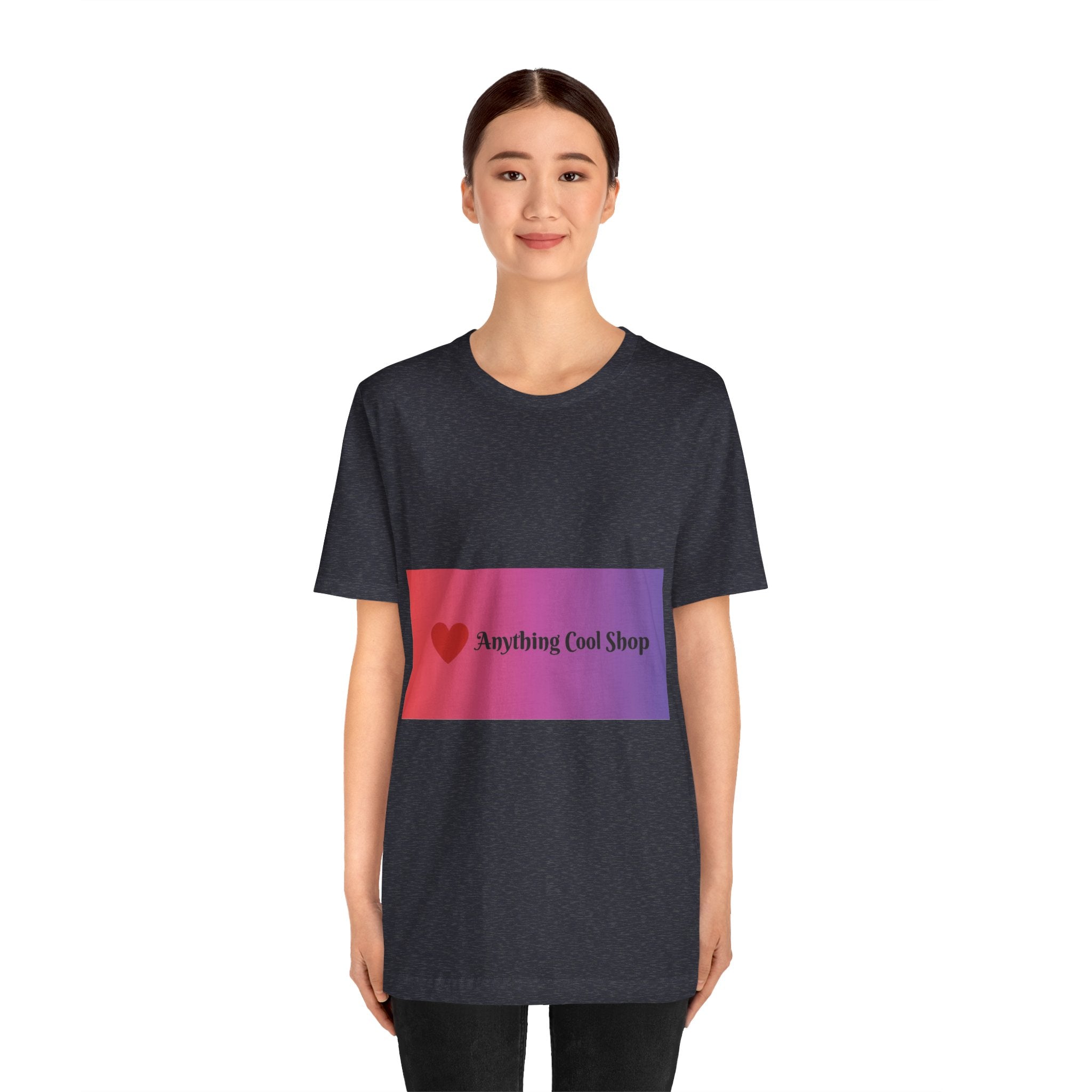 T-Shirt — "Anything Cool Shop" Gradient Logo Tee