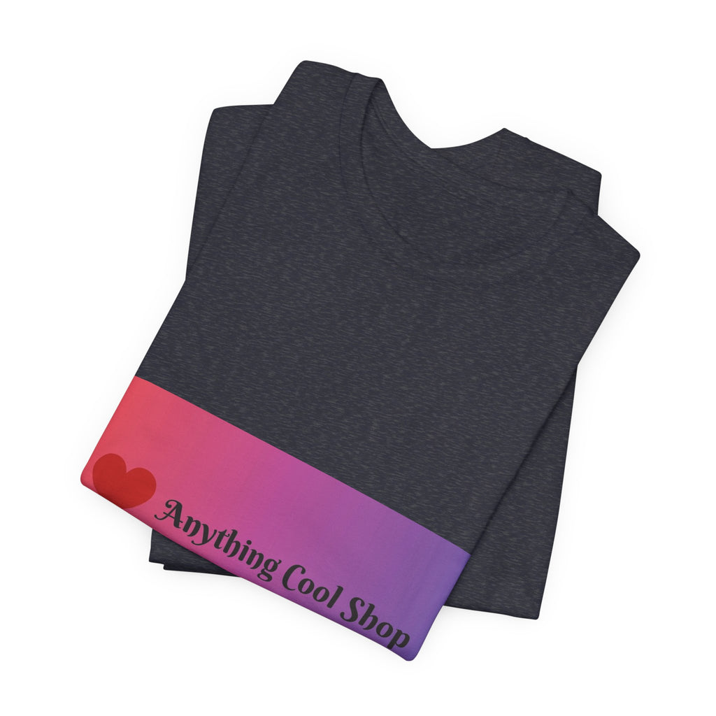 T-Shirt — "Anything Cool Shop" Gradient Logo Tee