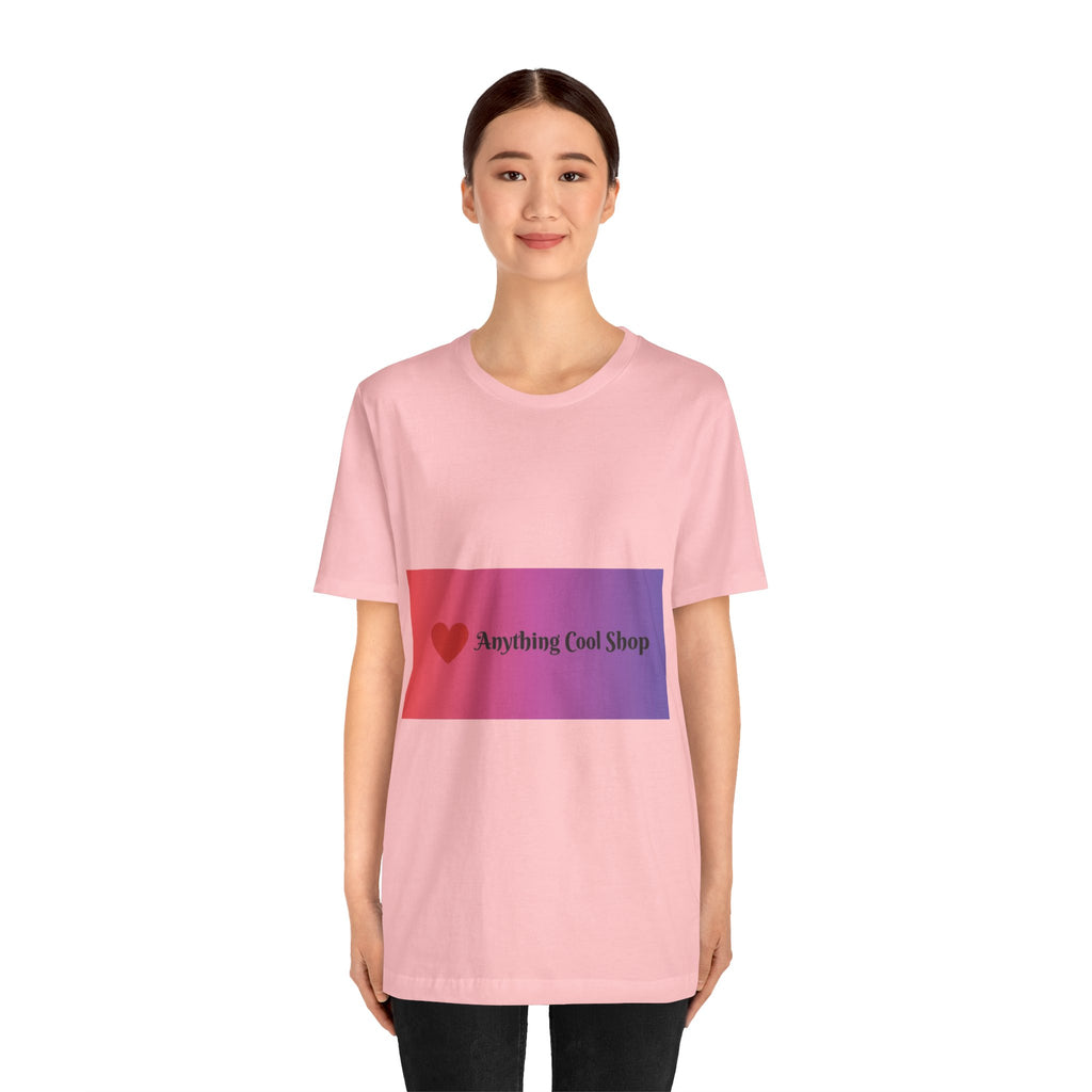 T-Shirt — "Anything Cool Shop" Gradient Logo Tee