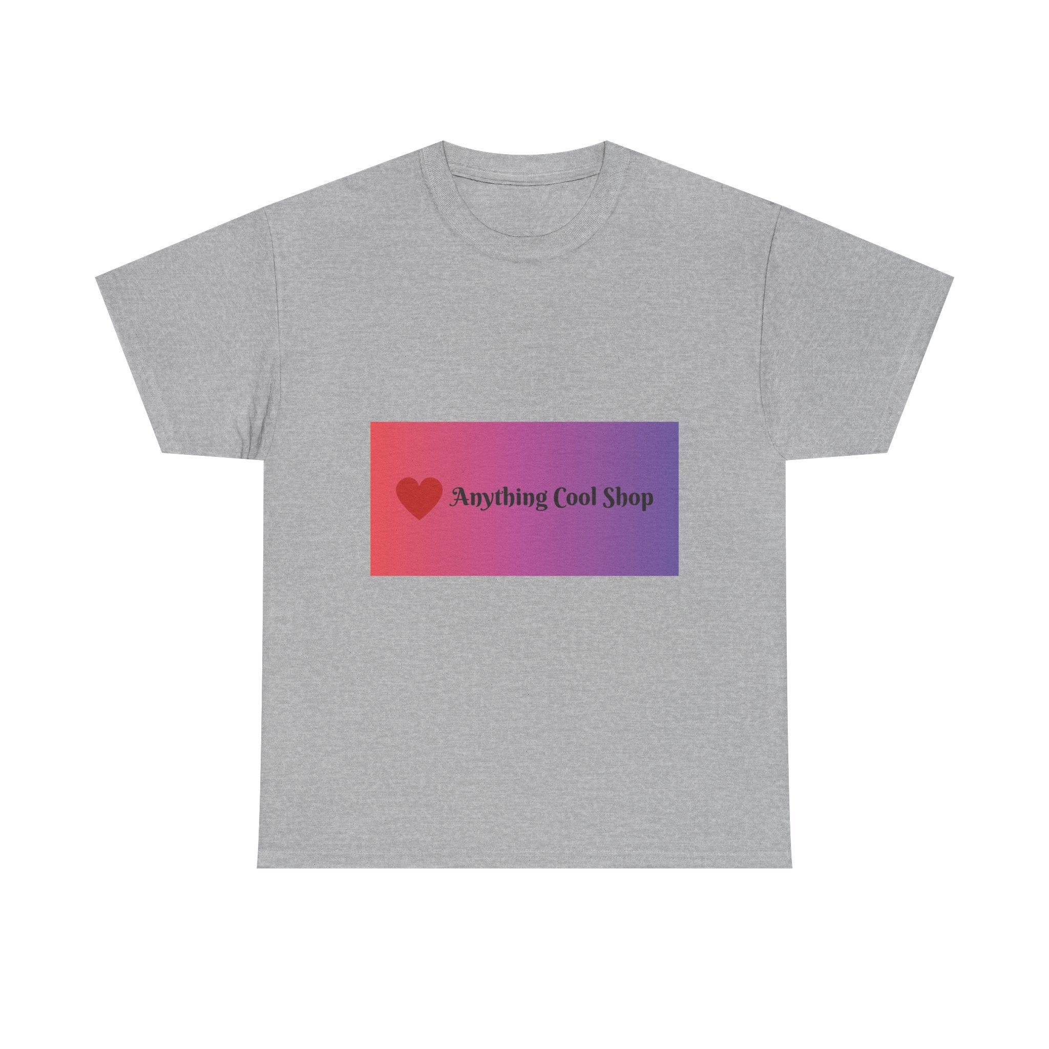 Graphic Tee — 'Anything Cool Shop' Heart Gradient Logo