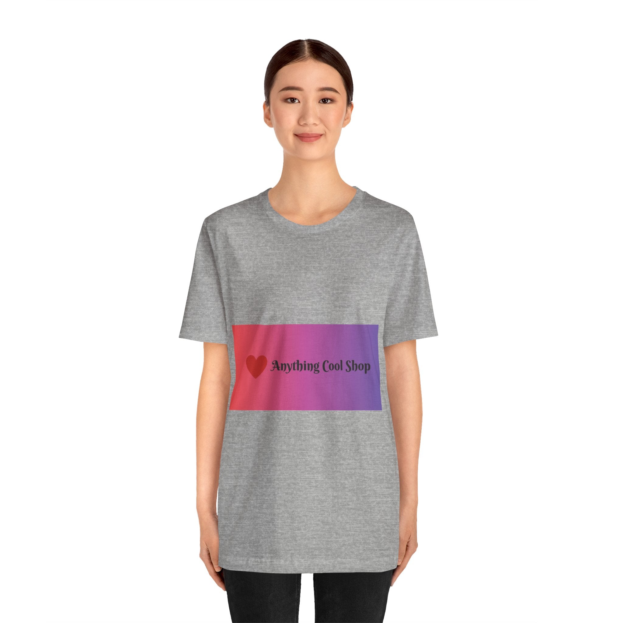T-Shirt — "Anything Cool Shop" Gradient Logo Tee