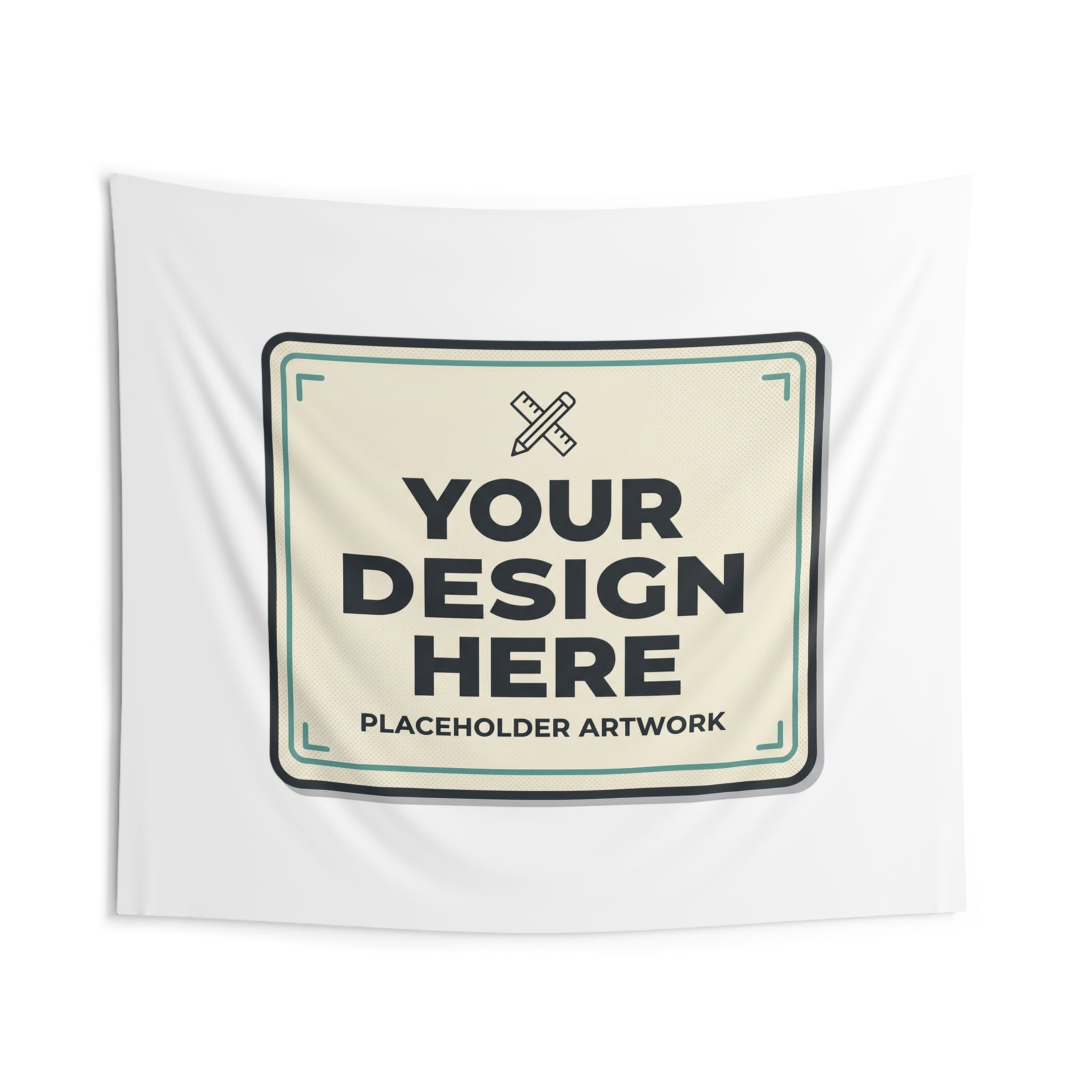 Indoor Wall Tapestry — Custom Design Placeholder Artwork