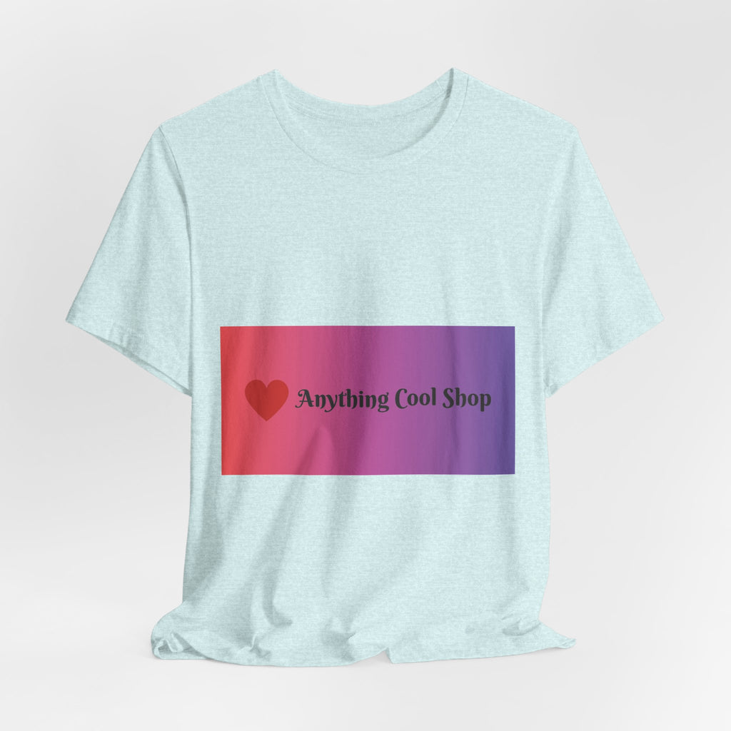 T-Shirt — "Anything Cool Shop" Gradient Logo Tee