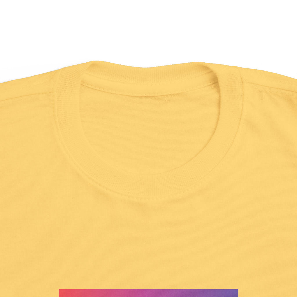 Toddler Tee — "Anything Cool Tho?" Gradient Heart Kids T‑Shirt