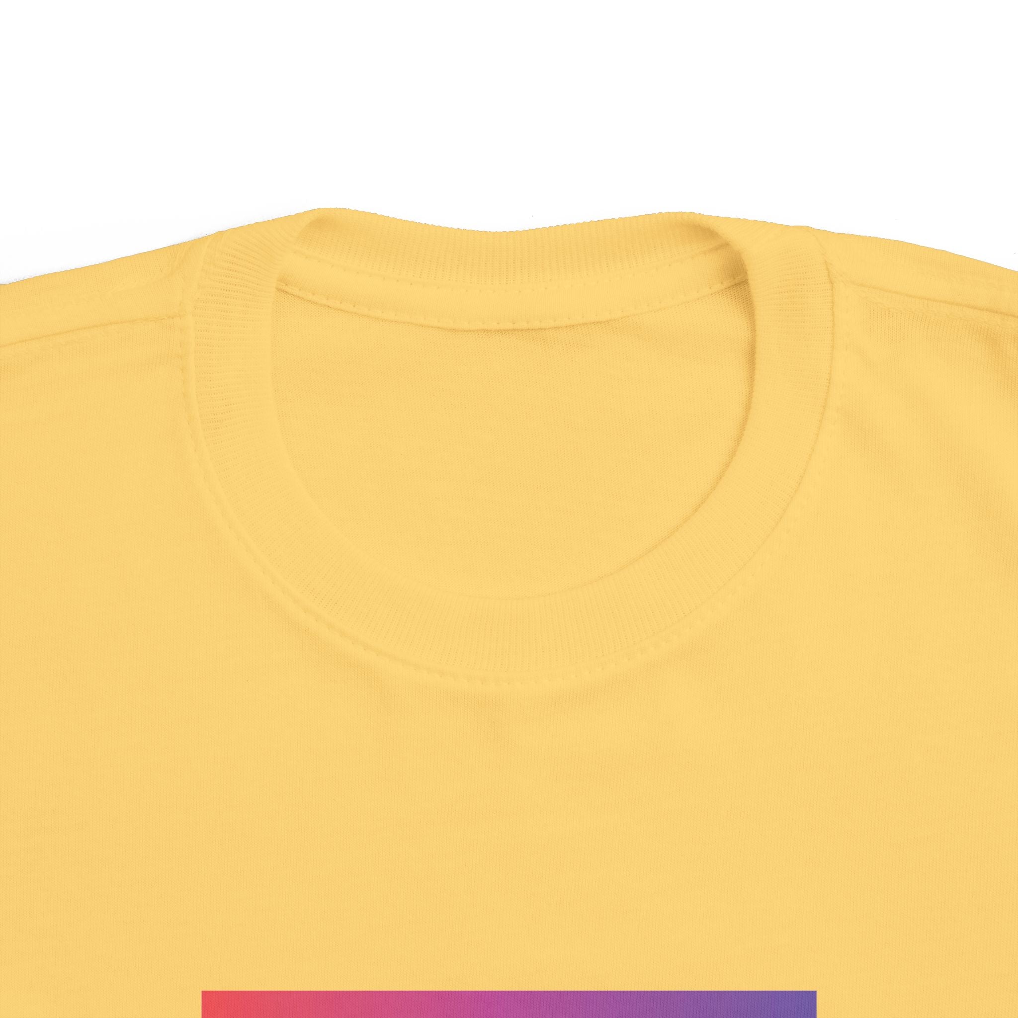 Toddler Tee — "Anything Cool Tho?" Gradient Heart Kids T‑Shirt