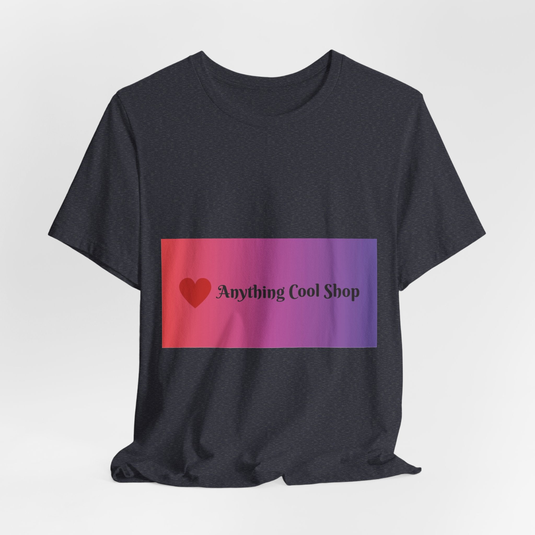 T-Shirt — "Anything Cool Shop" Gradient Logo Tee
