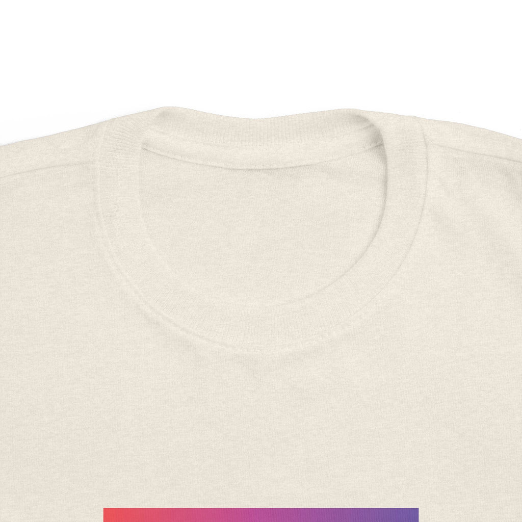 Toddler Tee — "Anything Cool Tho?" Gradient Heart Kids T‑Shirt