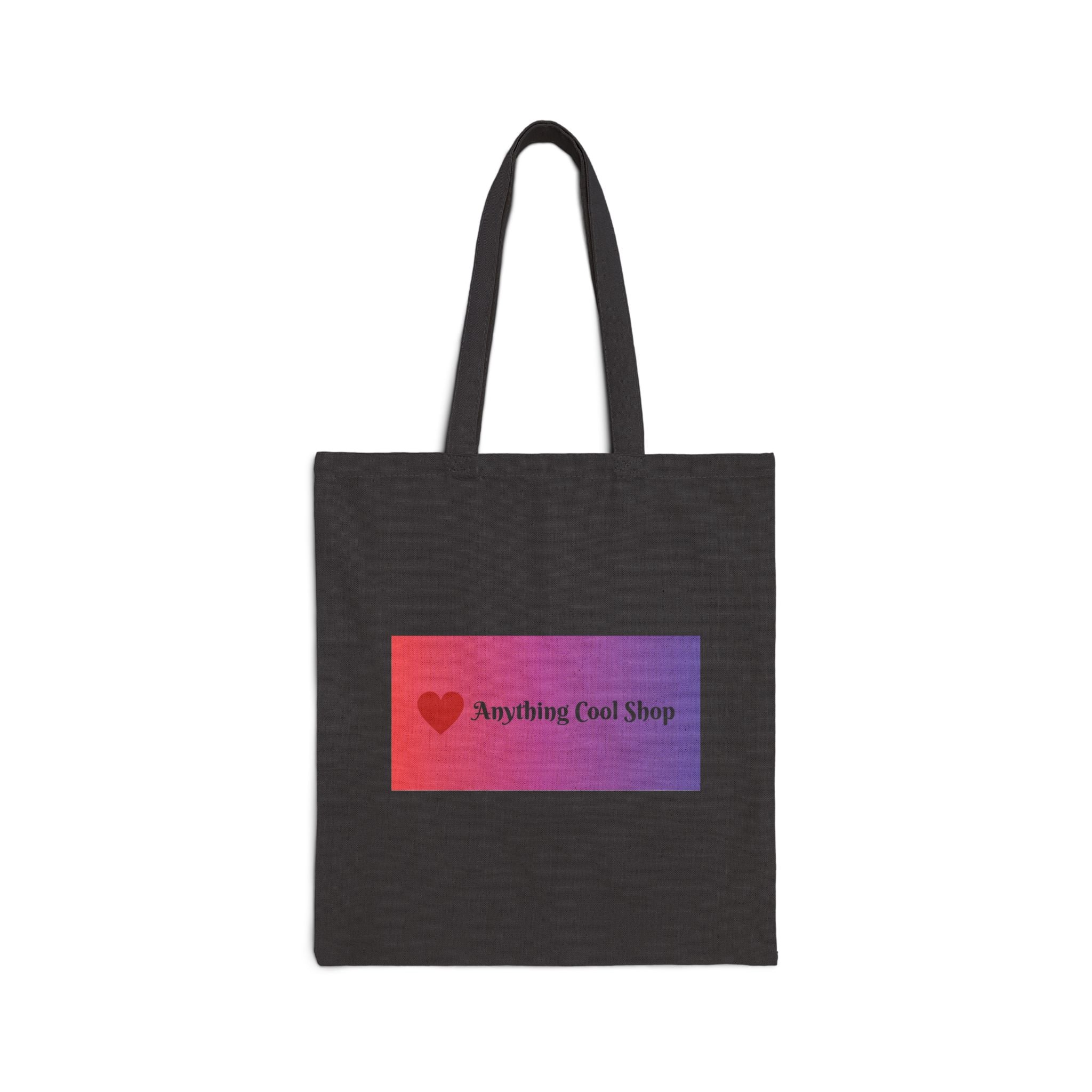 Canvas Tote Bag — Gradient 'Anything Cool Shop' Logo Tote