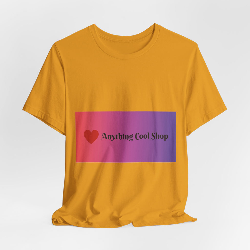 T-Shirt — "Anything Cool Shop" Gradient Logo Tee