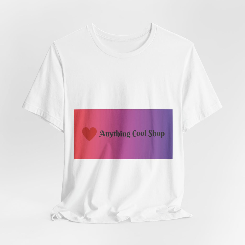 T-Shirt — "Anything Cool Shop" Gradient Logo Tee