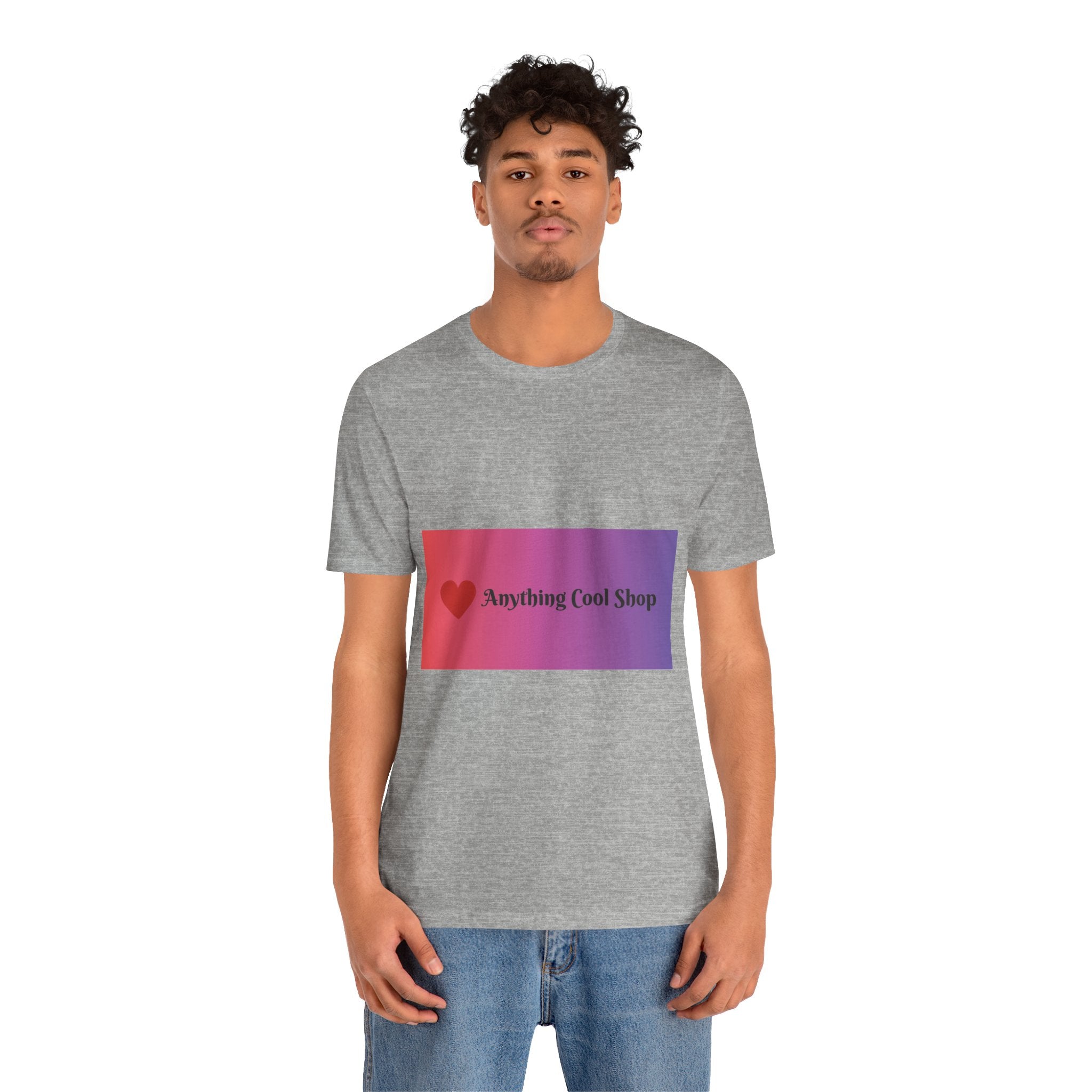 T-Shirt — "Anything Cool Shop" Gradient Logo Tee