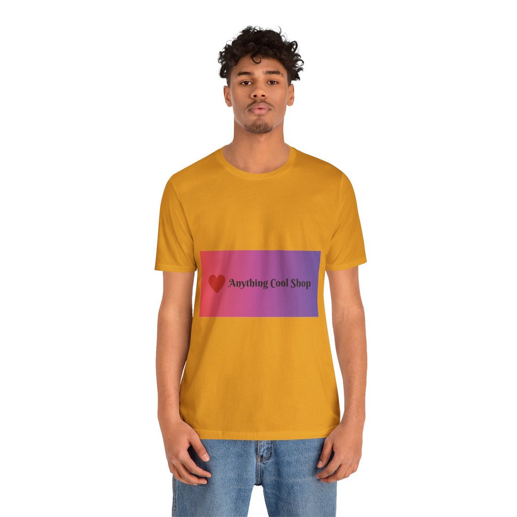 T-Shirt — "Anything Cool Shop" Gradient Logo Tee