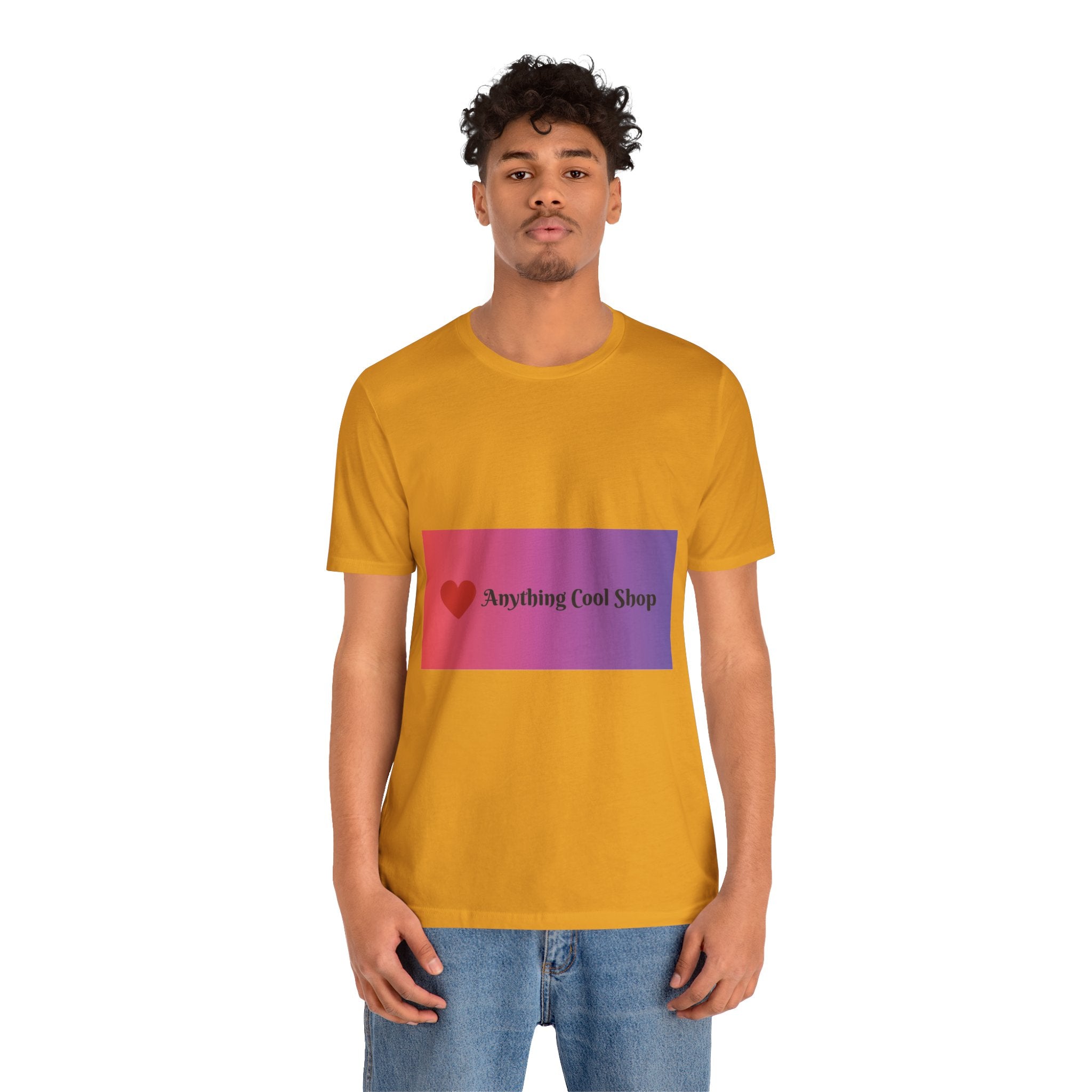 T-Shirt — "Anything Cool Shop" Gradient Logo Tee