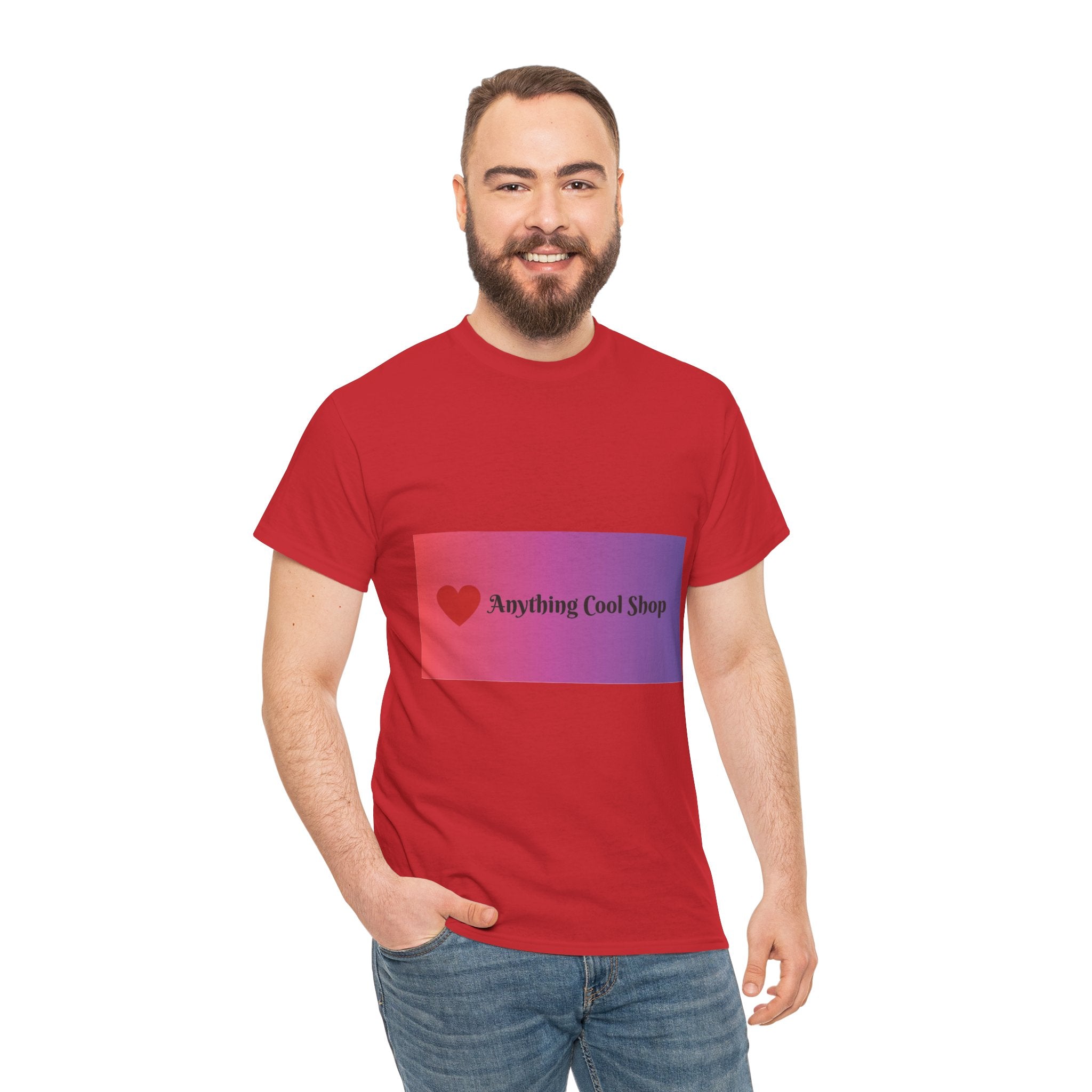 Graphic Tee — 'Anything Cool Shop' Heart Gradient Logo