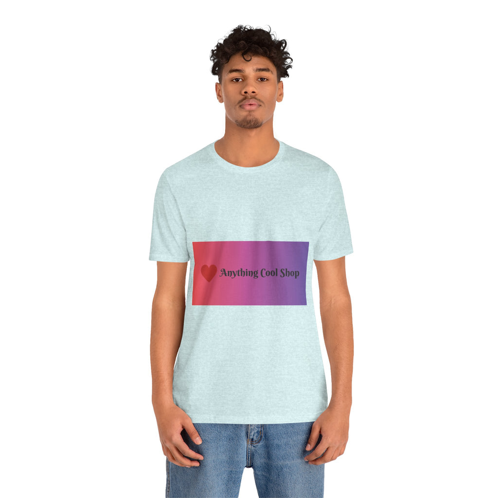 T-Shirt — "Anything Cool Shop" Gradient Logo Tee