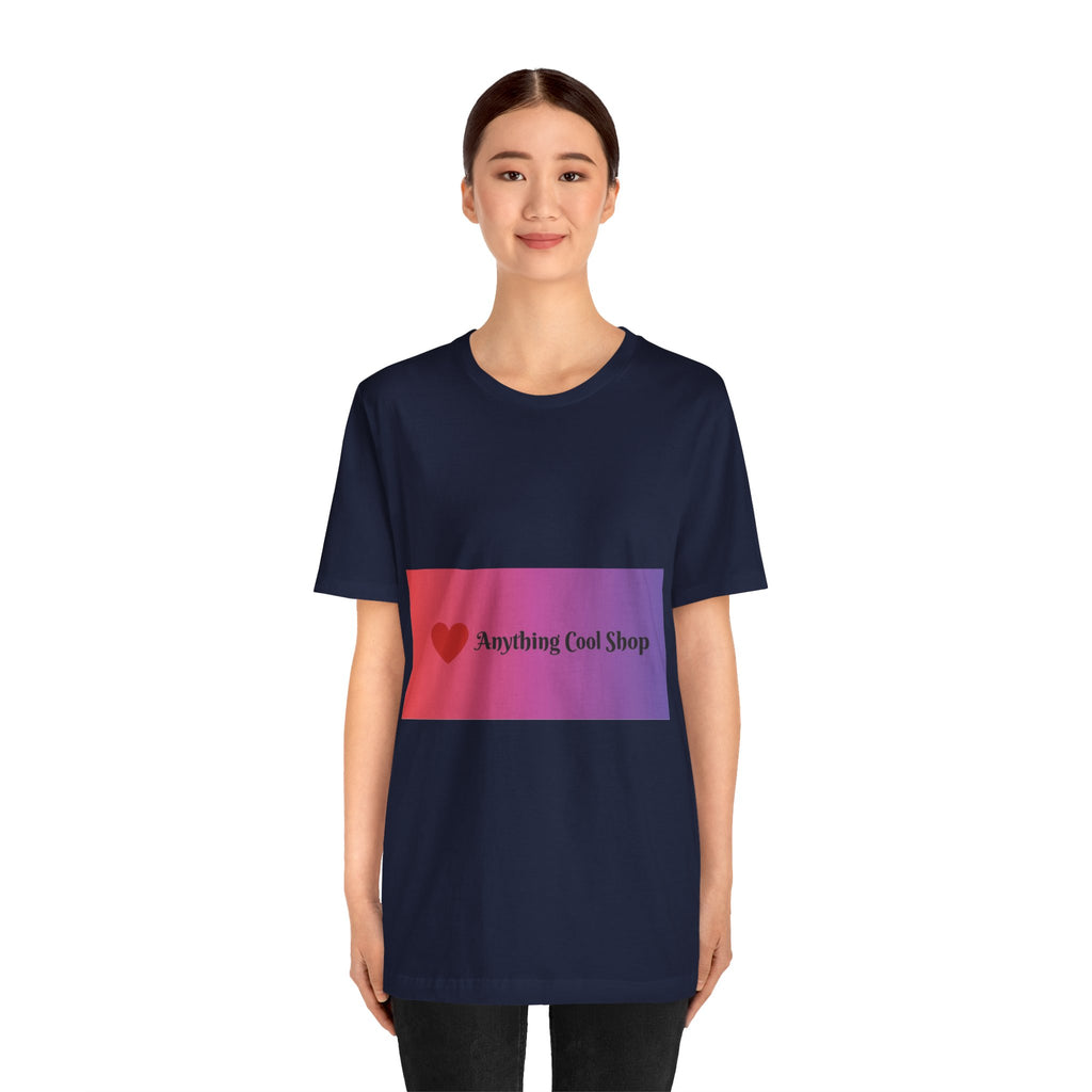 T-Shirt — "Anything Cool Shop" Gradient Logo Tee