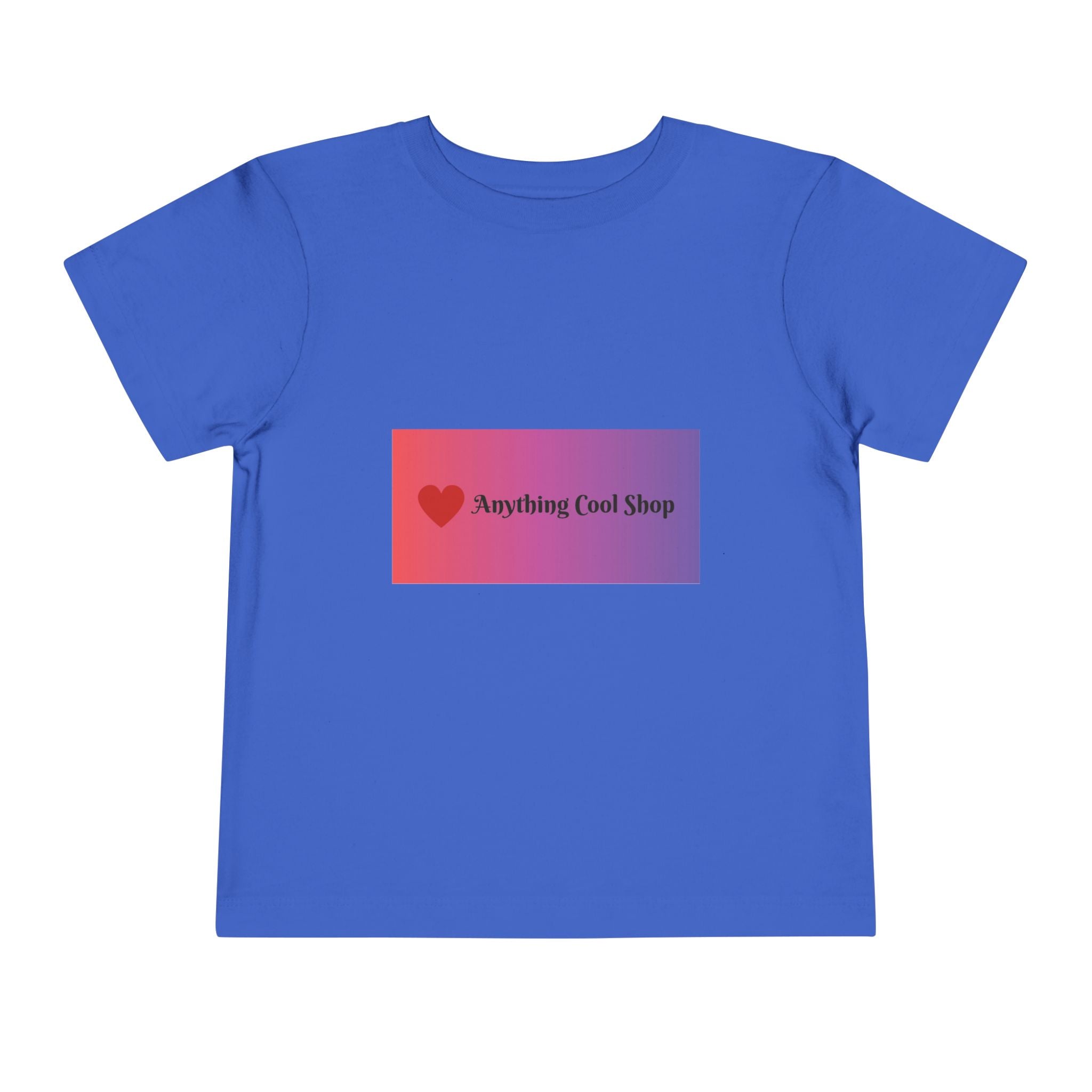 Toddler Tee - "Anything Cool Shop" Heart Logo Gradient Kids Shirt