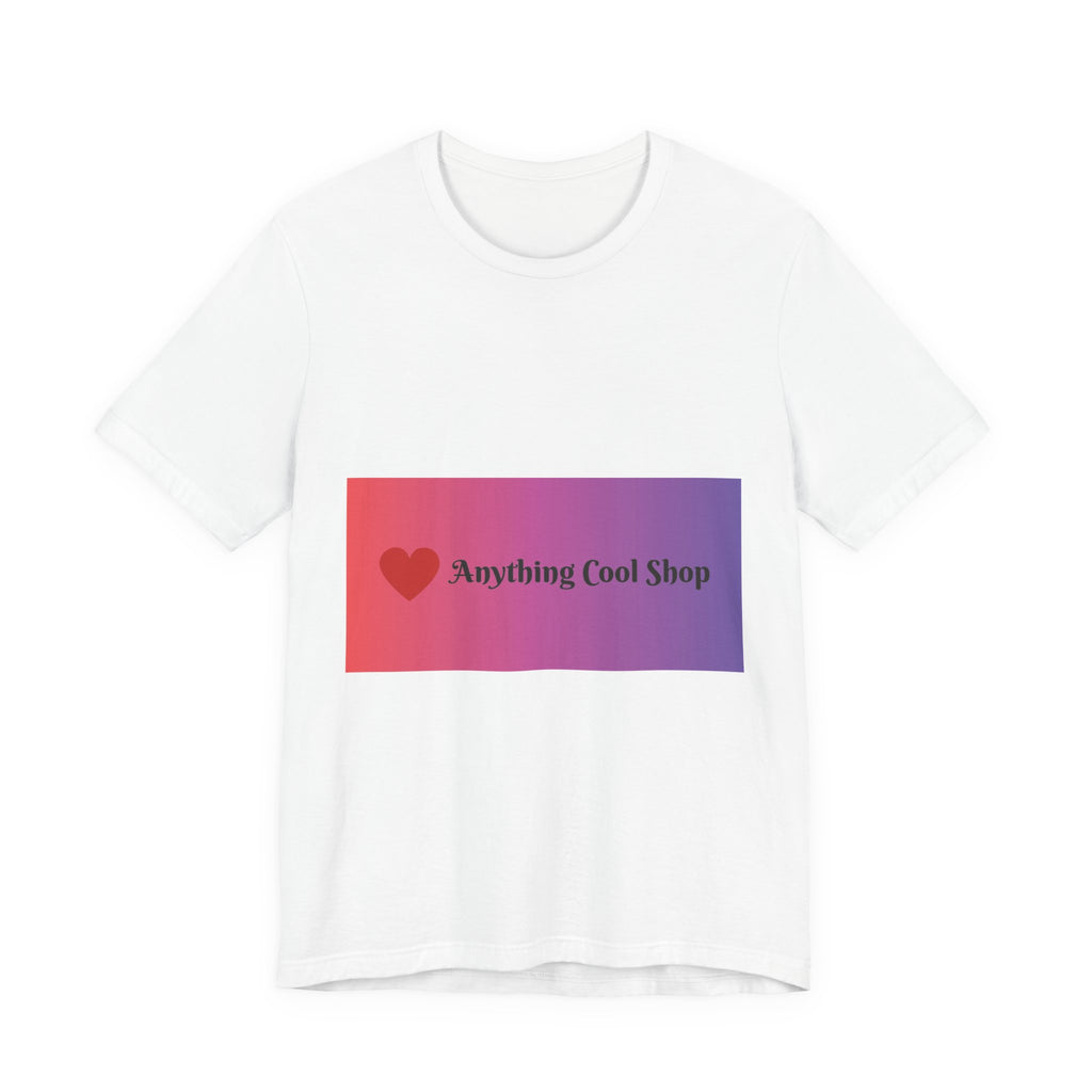 T-Shirt — "Anything Cool Shop" Gradient Logo Tee