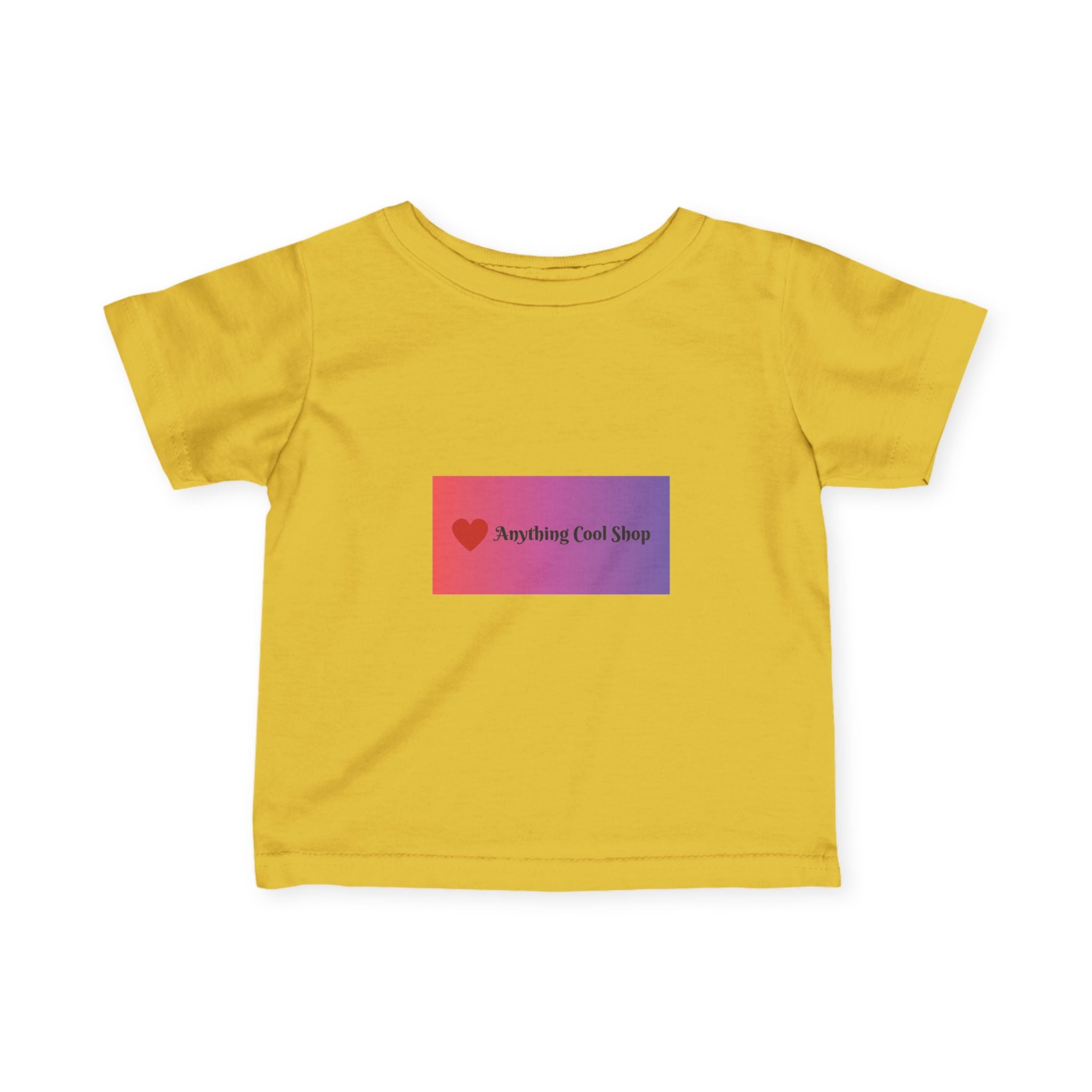 Infant Tee — Gradient Heart 'Averting Cool Shop' Baby Shirt