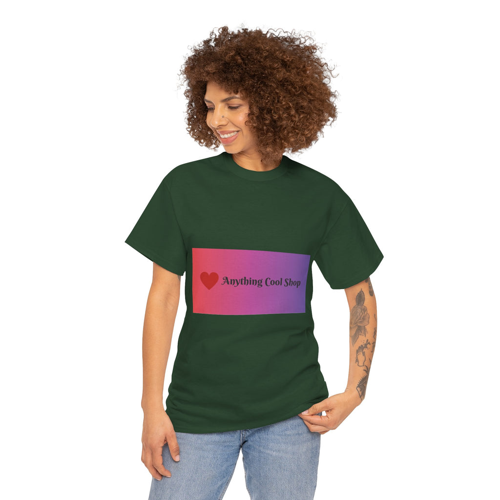 Graphic Tee — 'Anything Cool Shop' Heart Gradient Logo