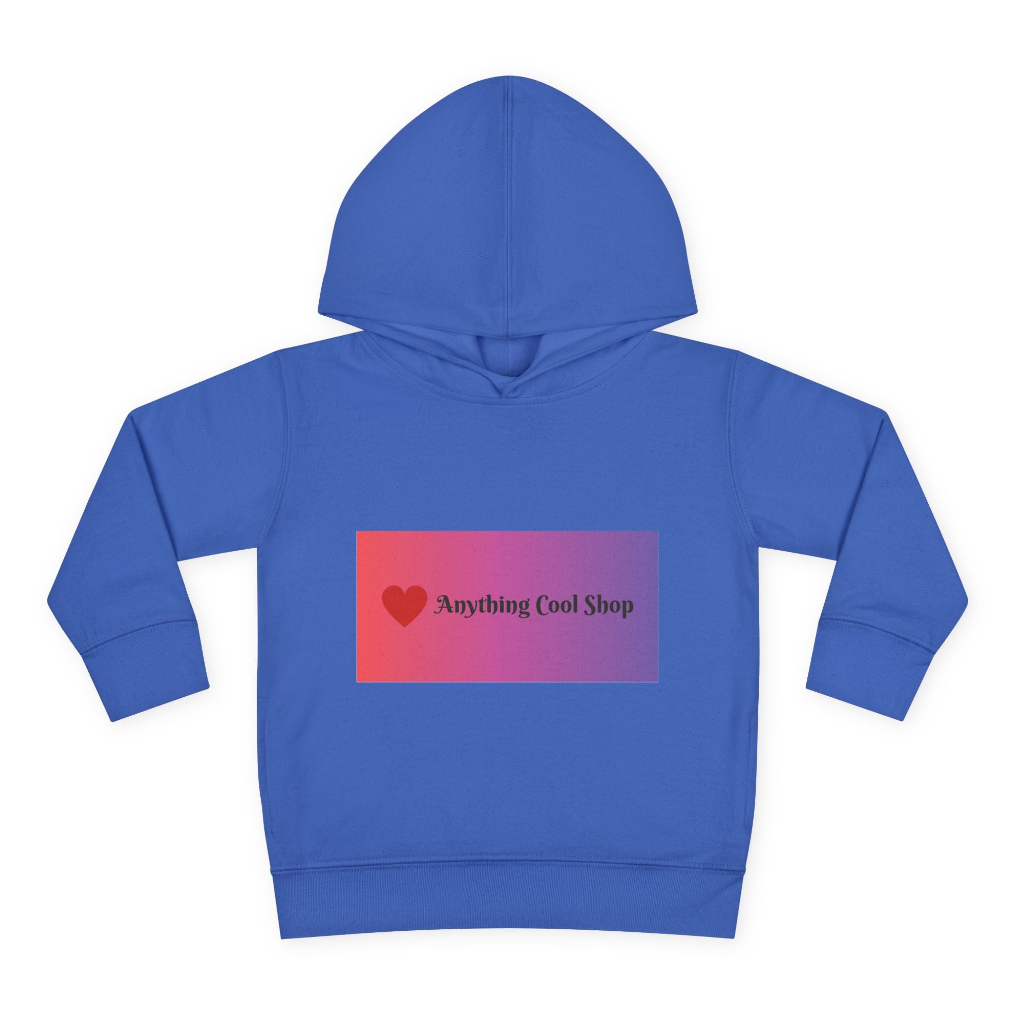 Toddler Hoodie with Gradient Heart Logo — "Anything Cool Shop" Fleece Pullover