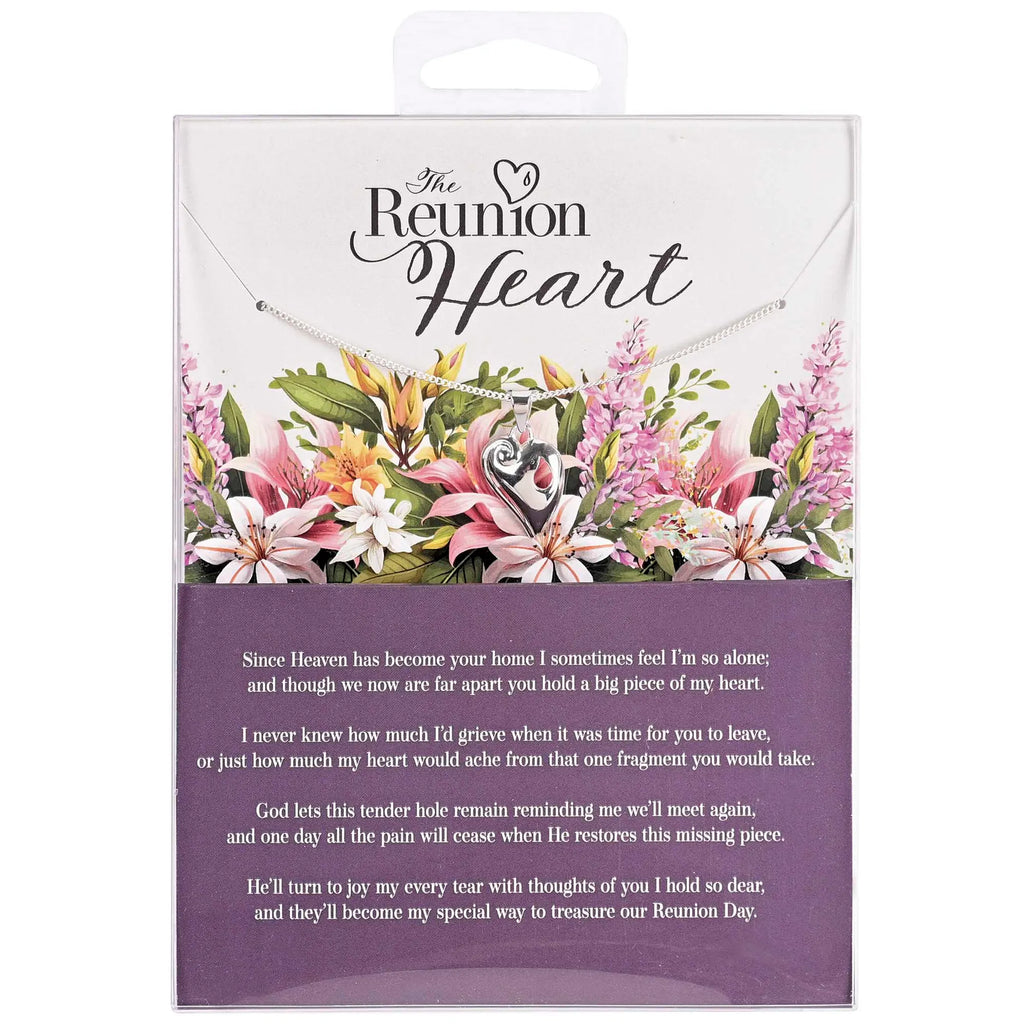 Necklace Reunion Heart Silver-Plated 18L