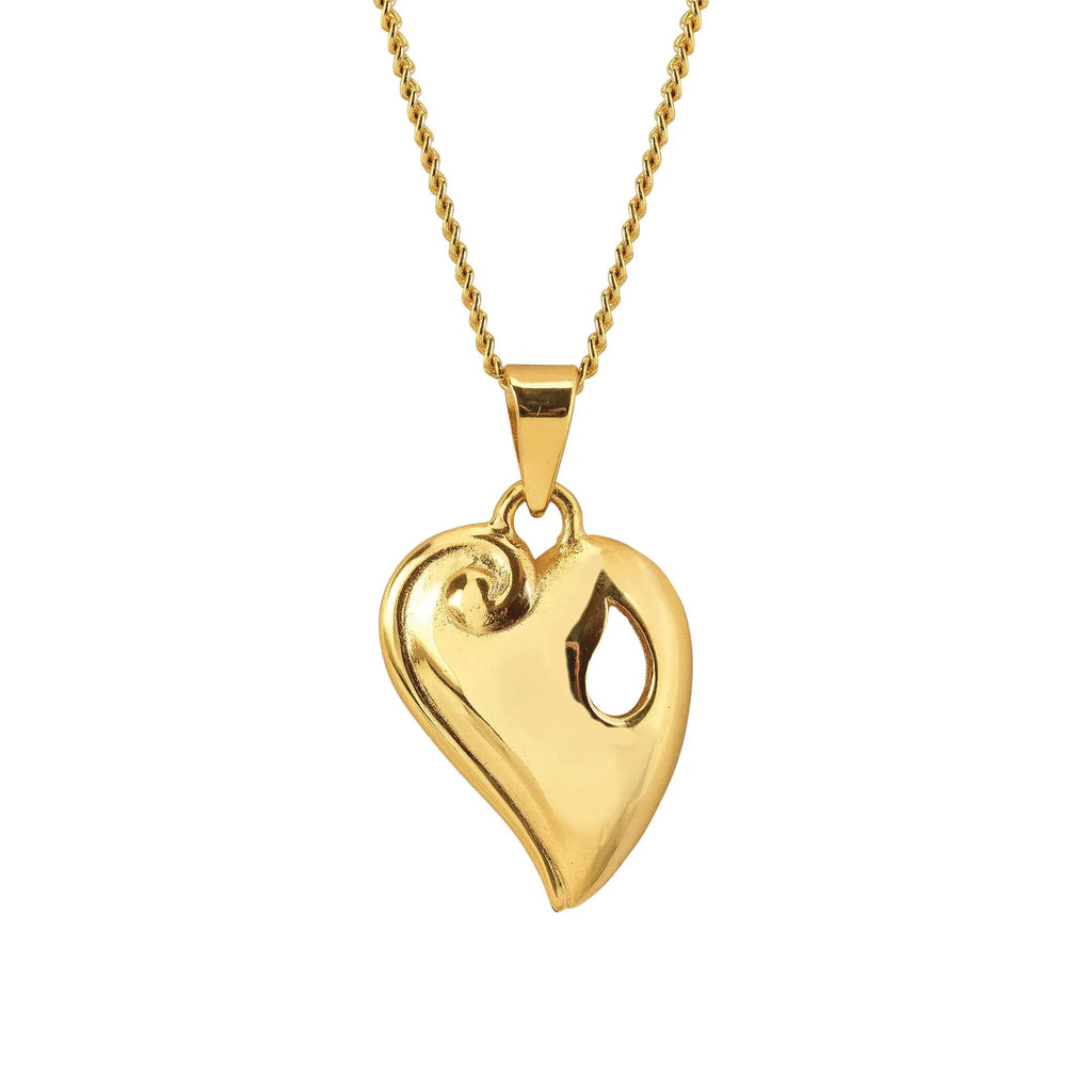 Necklace Reunion Heart Gold-Plated 18L