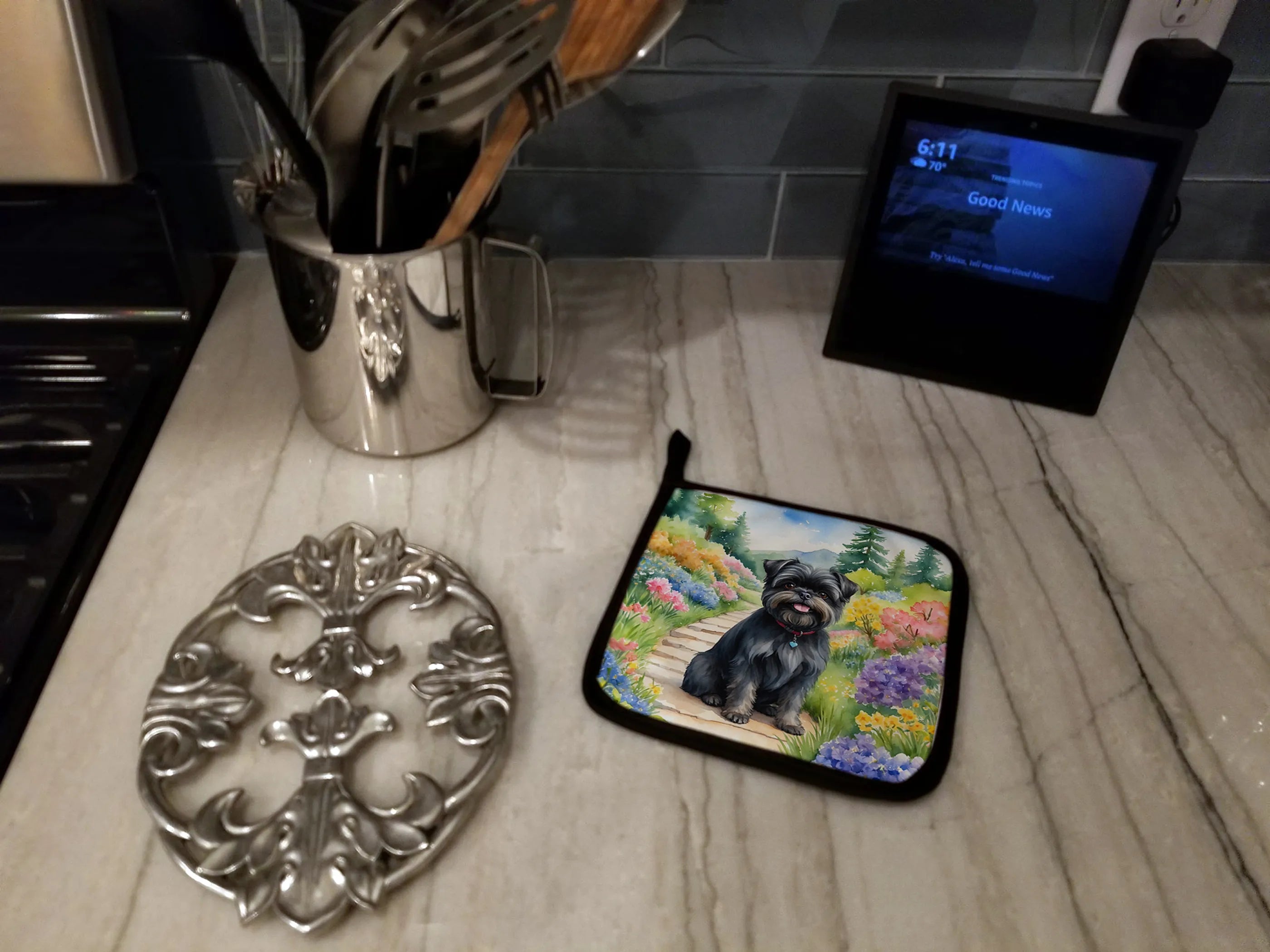 Spring Path Pot Holders - 7.5HX7.5W | Pack of 1 | Collection: Spring Path