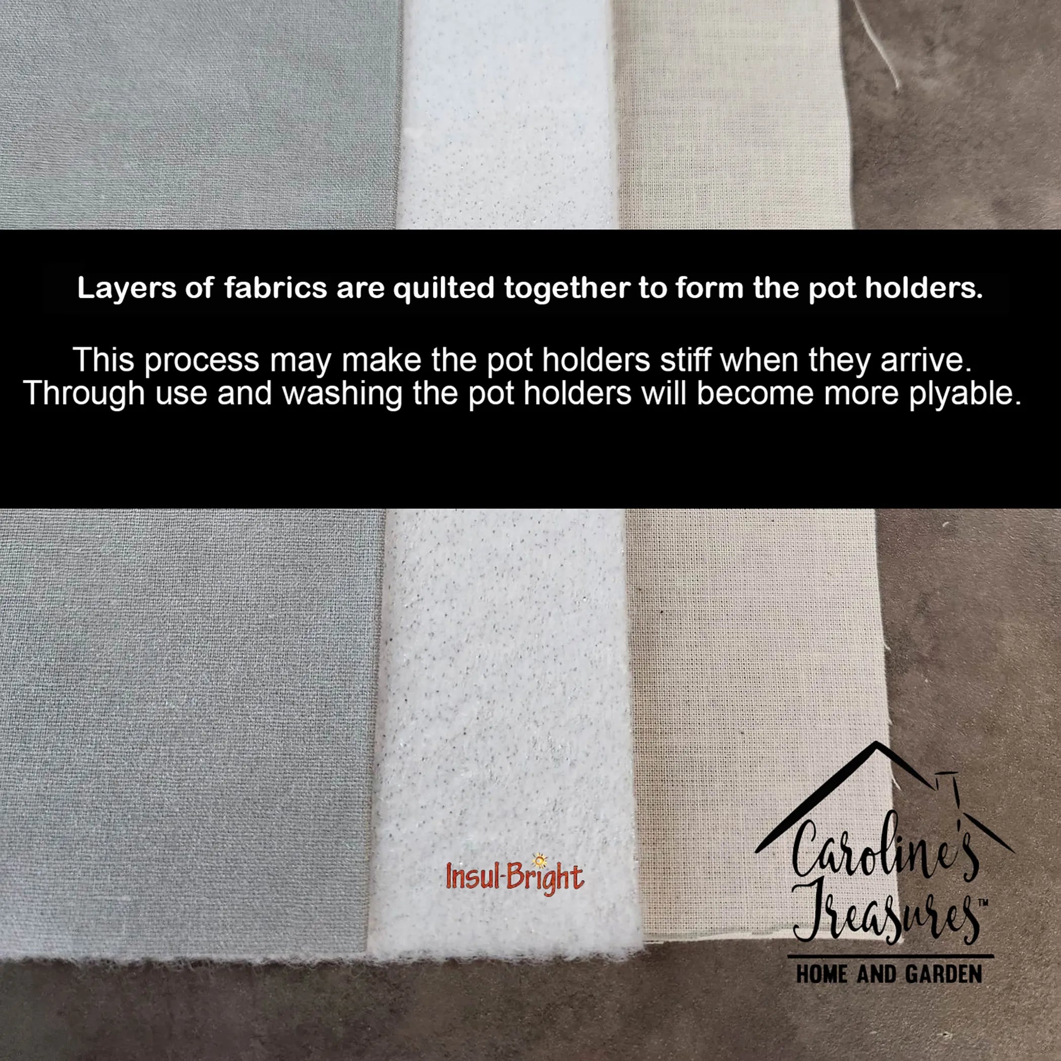 Spring Path Pot Holders - 7.5HX7.5W | Pack of 1 | Collection: Spring Path