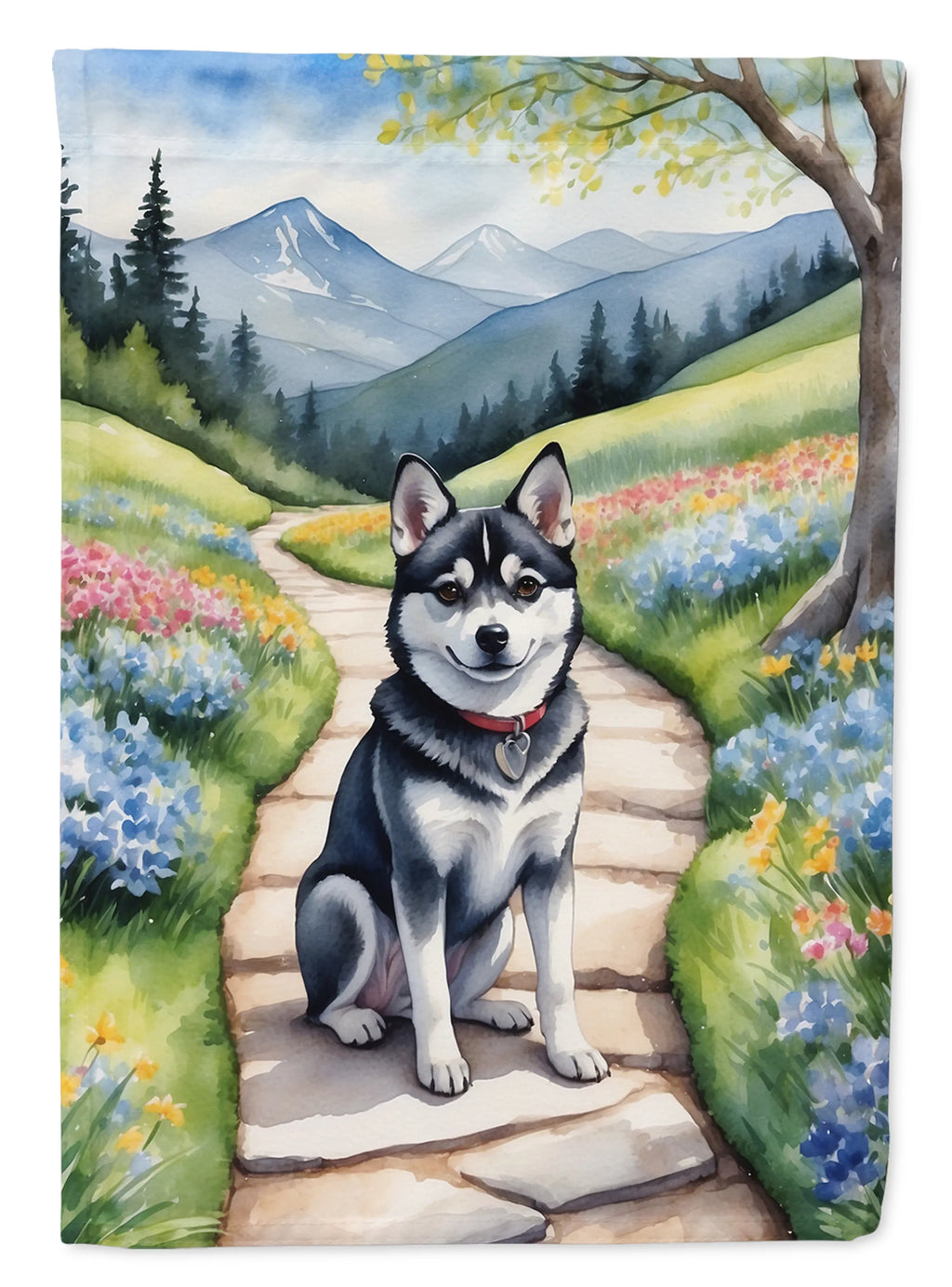 Spring Path Decorative Flag - Size: GARDEN SIZE | Pack Of: 1 | Collection name: Spring path