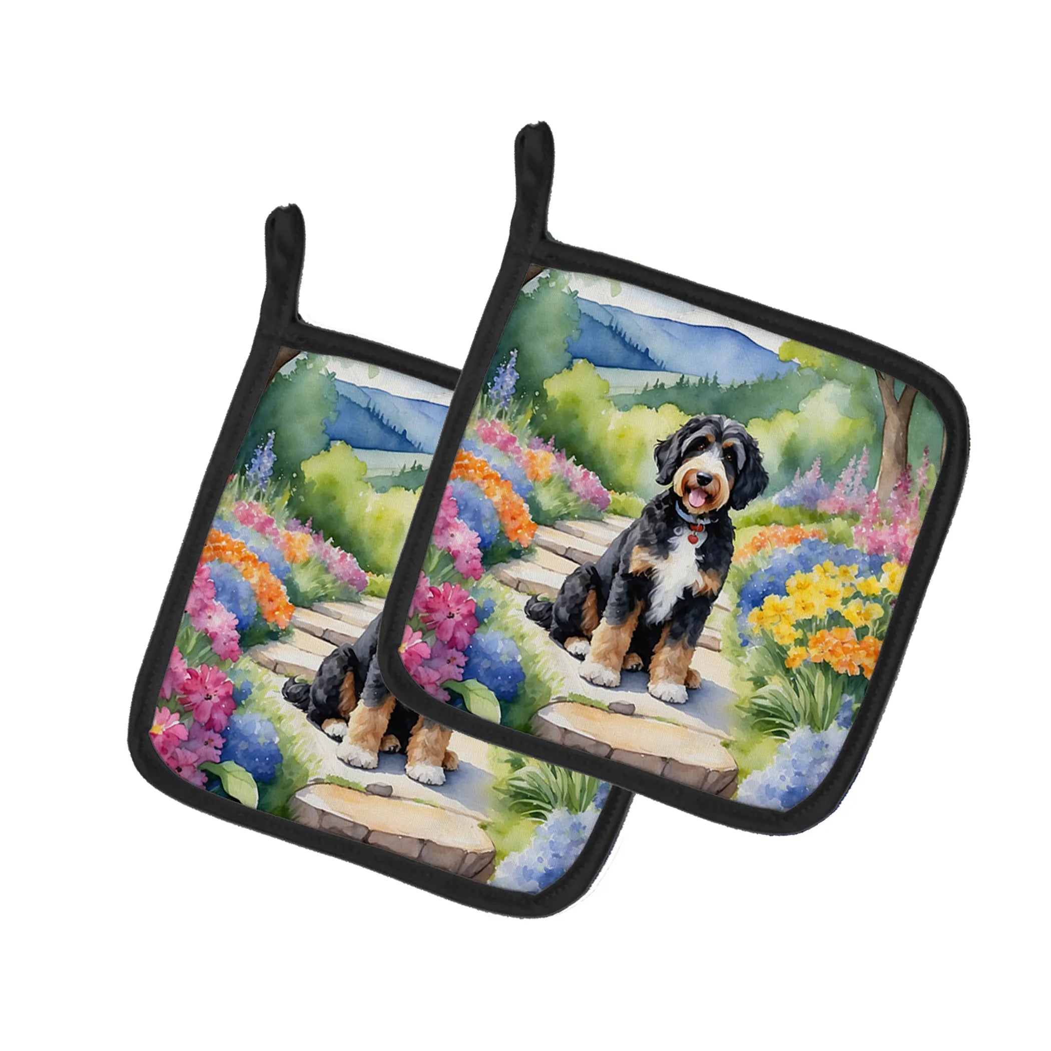 Spring Path Pot Holders - 7.5HX7.5W | Pack of 1 | Collection: Spring Path