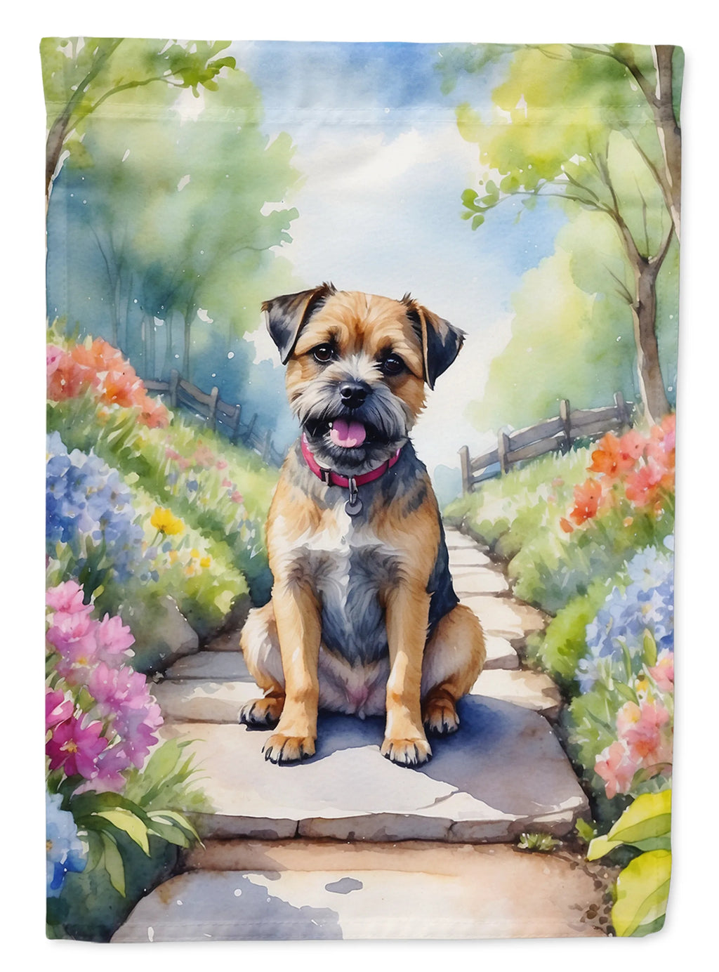 Spring Path Decorative Flag - Size: GARDEN SIZE | Pack Of: 1 | Collection name: Spring path