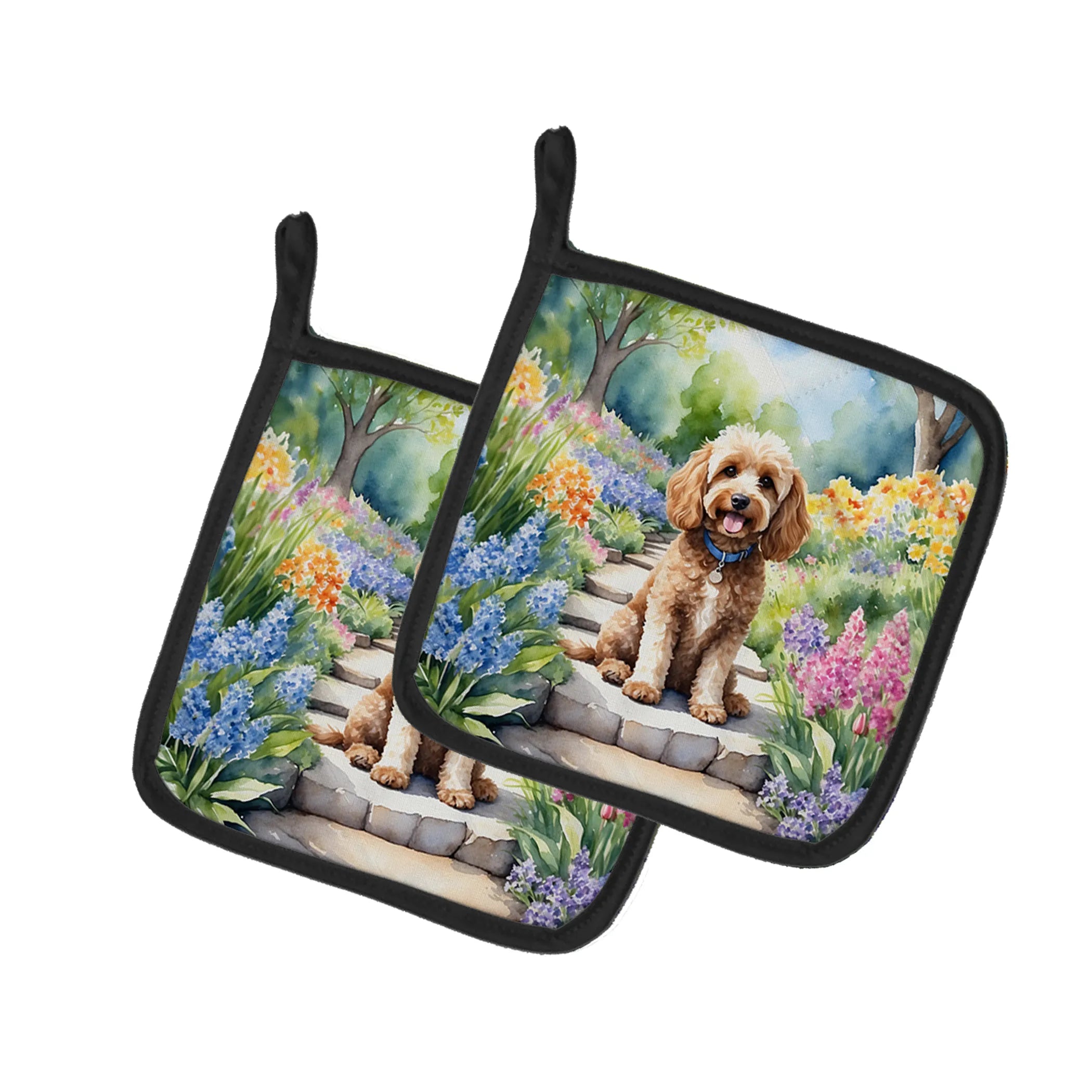 Spring Path Pot Holders - 7.5HX7.5W | Pack of 1 | Collection: Spring Path