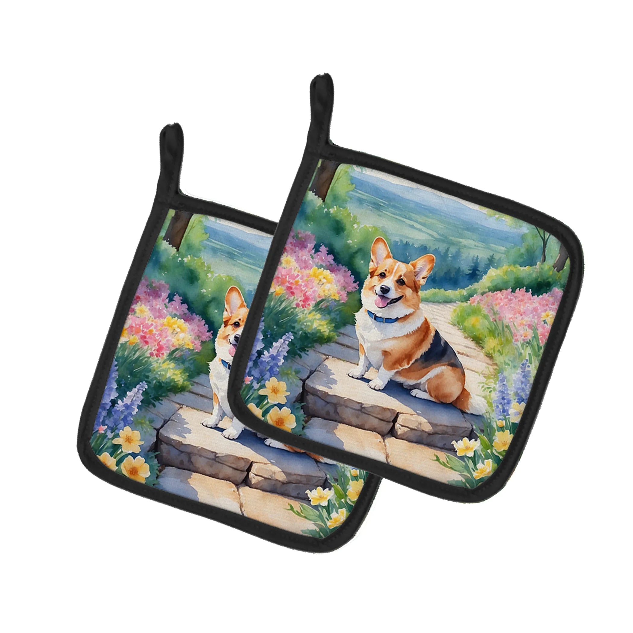 Spring Path Pot Holders - 7.5HX7.5W | Pack of 1 | Collection: Spring Path
